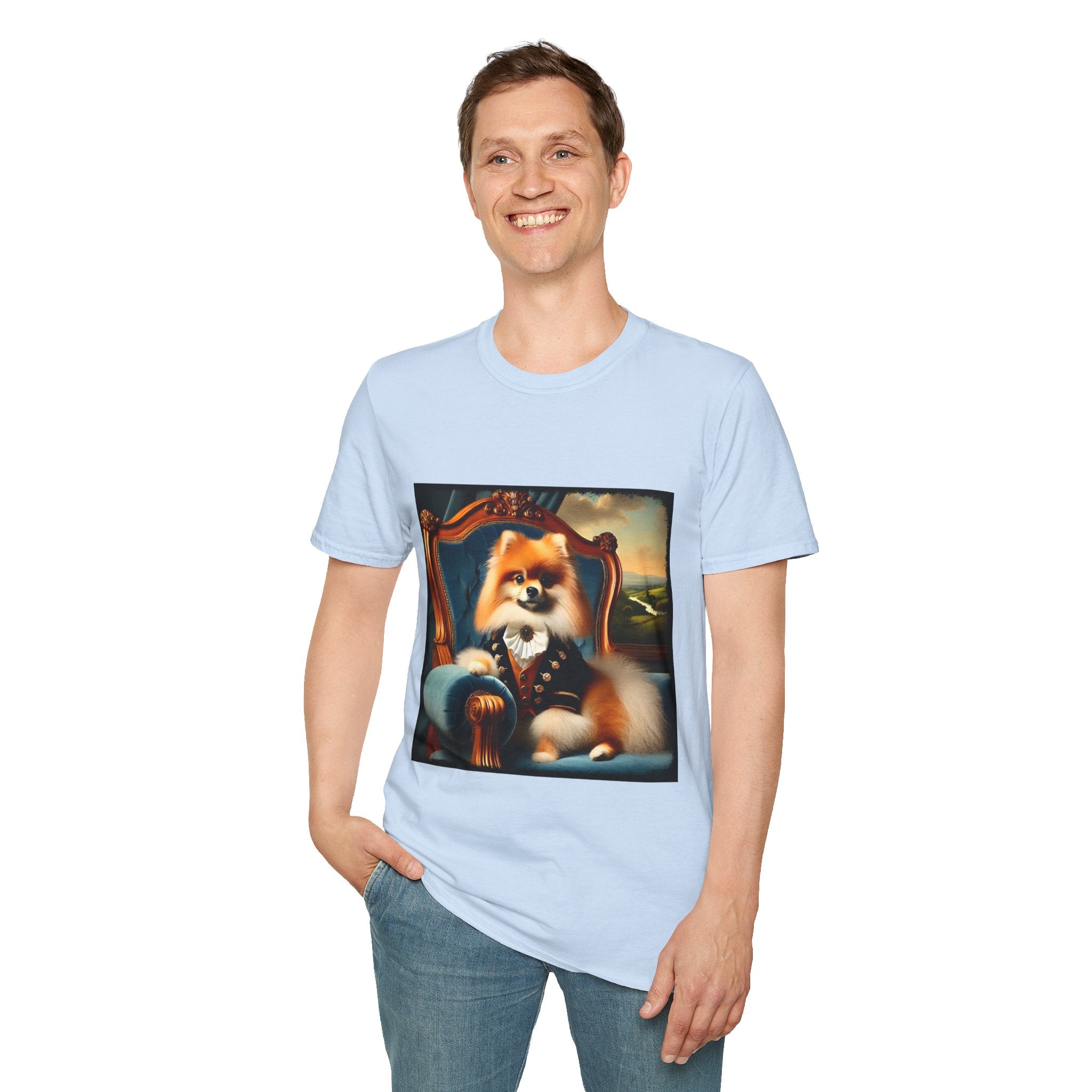 Pomeranian Polished Prince | Unisex Dog T-Shirt