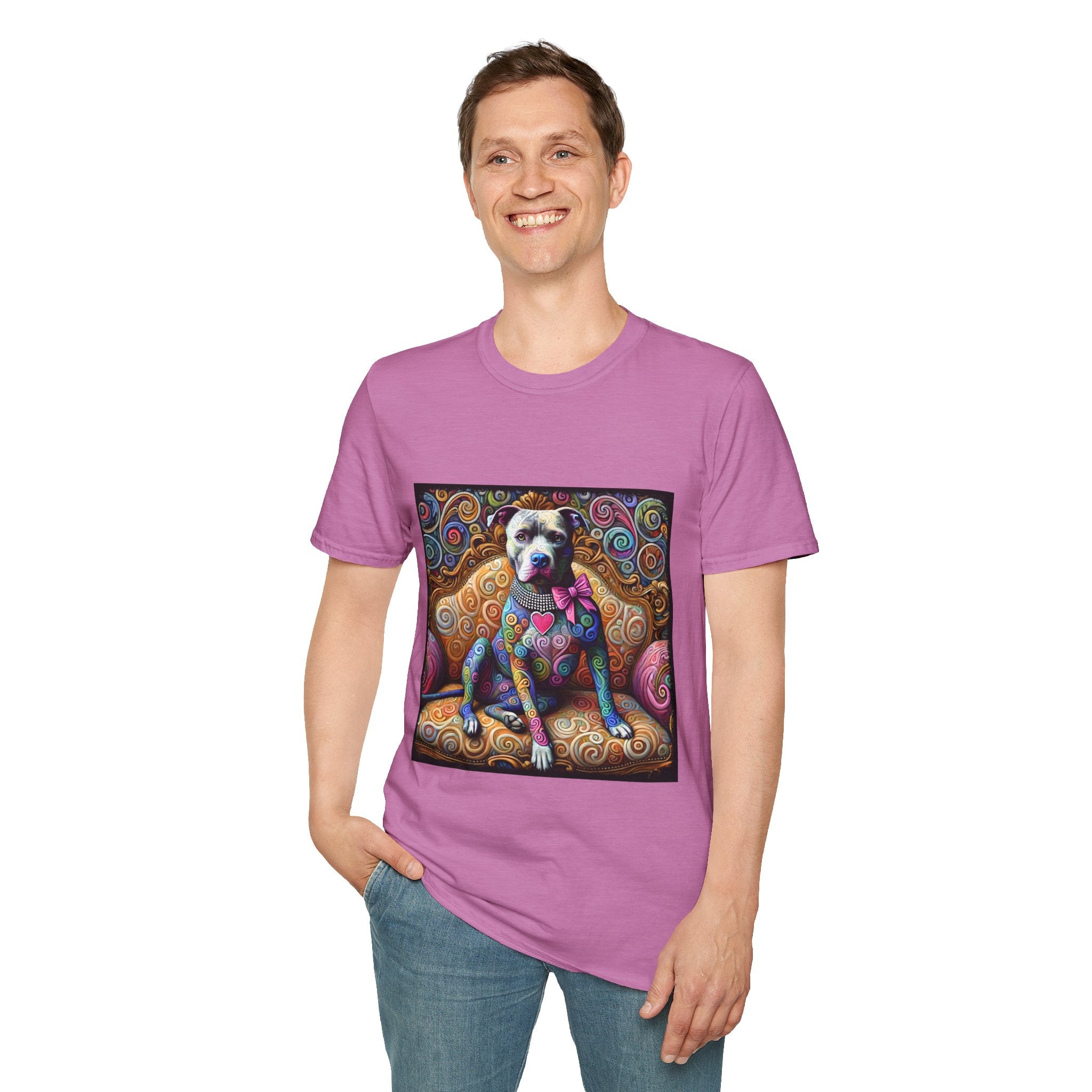American Pit Bull Terrier Love Swirl | Unisex Dog T-Shirt