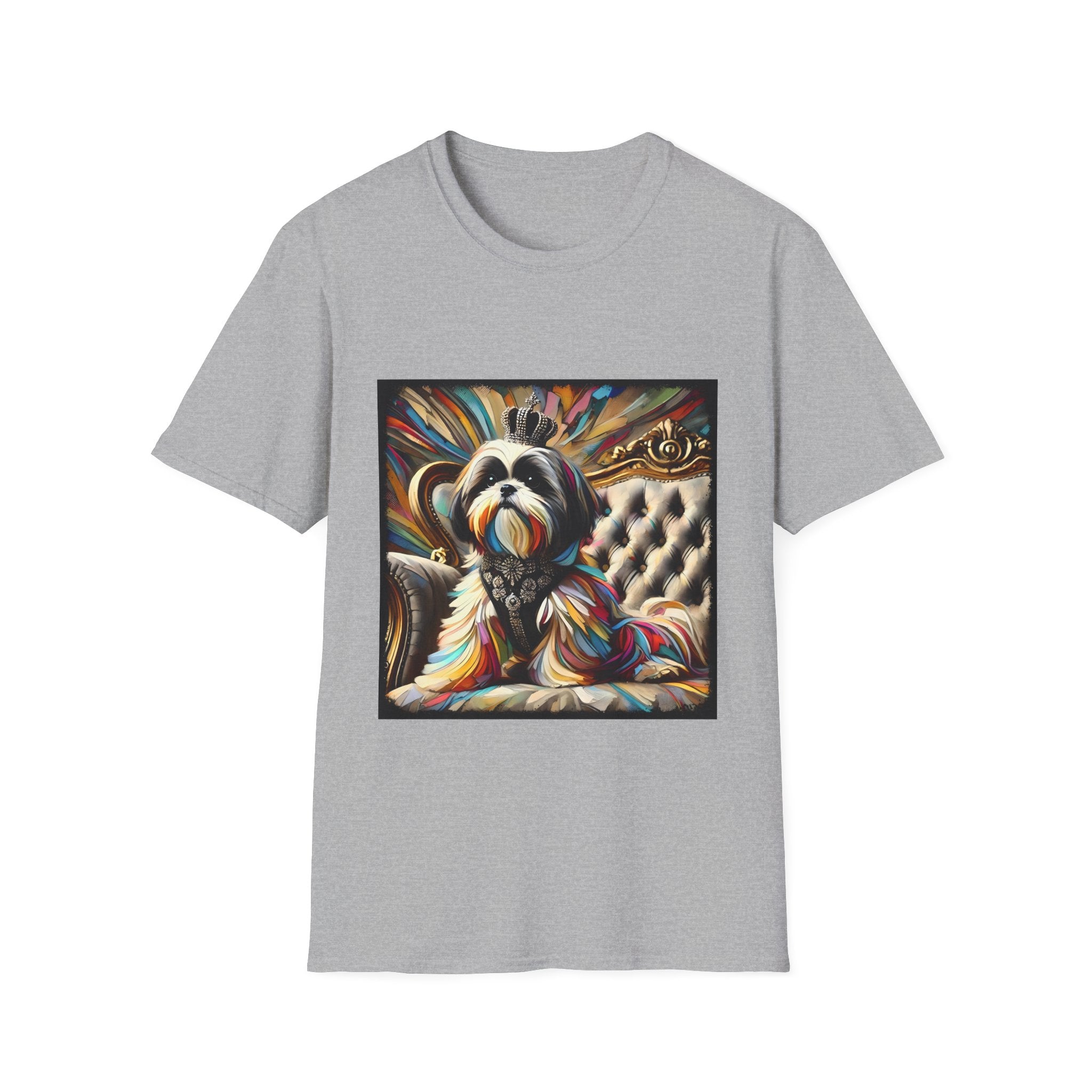 Shih Tzu Diamond Crown Classic | Unisex Dog T-Shirt
