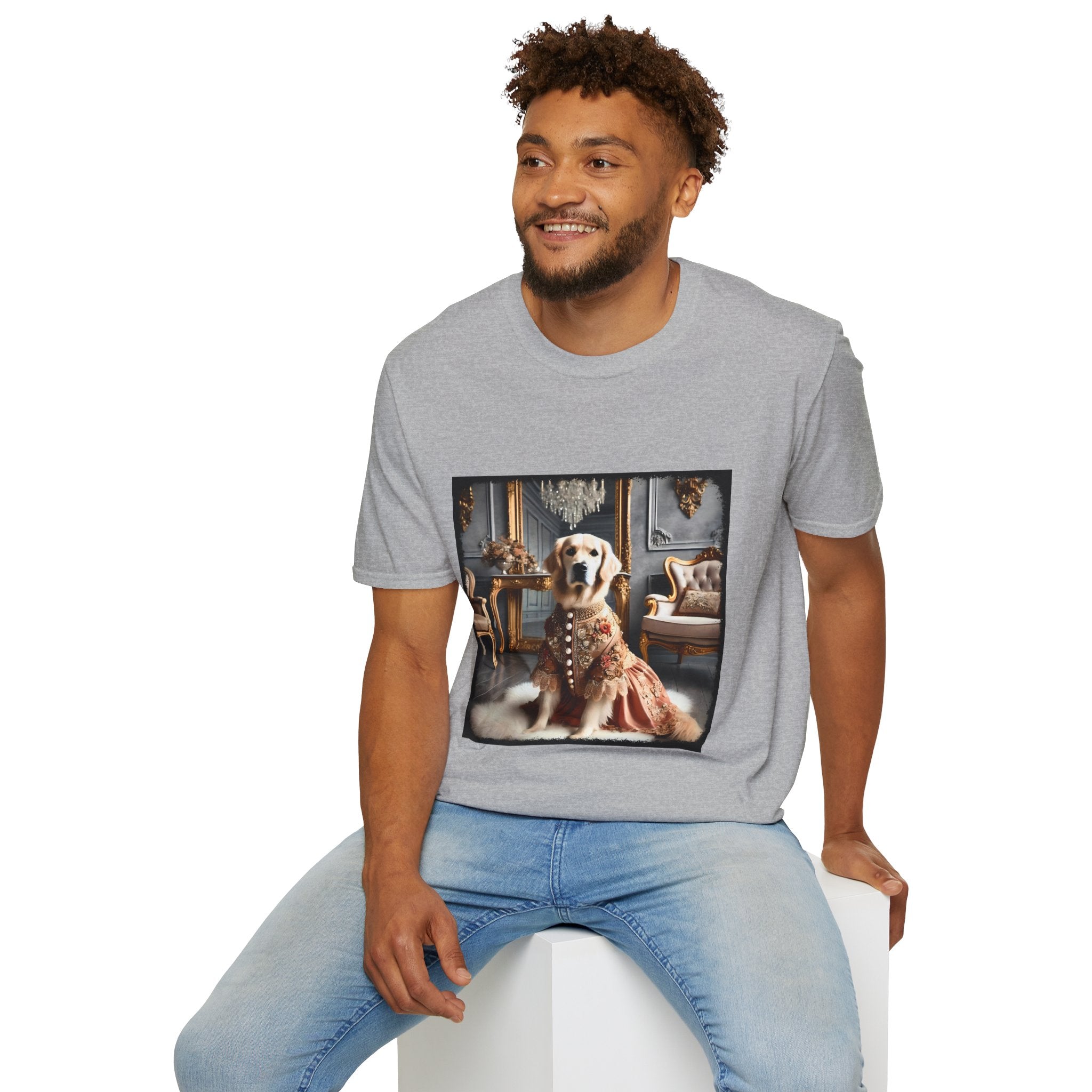 Golden Retriever Grand Presence | Unisex Dog T-Shirt
