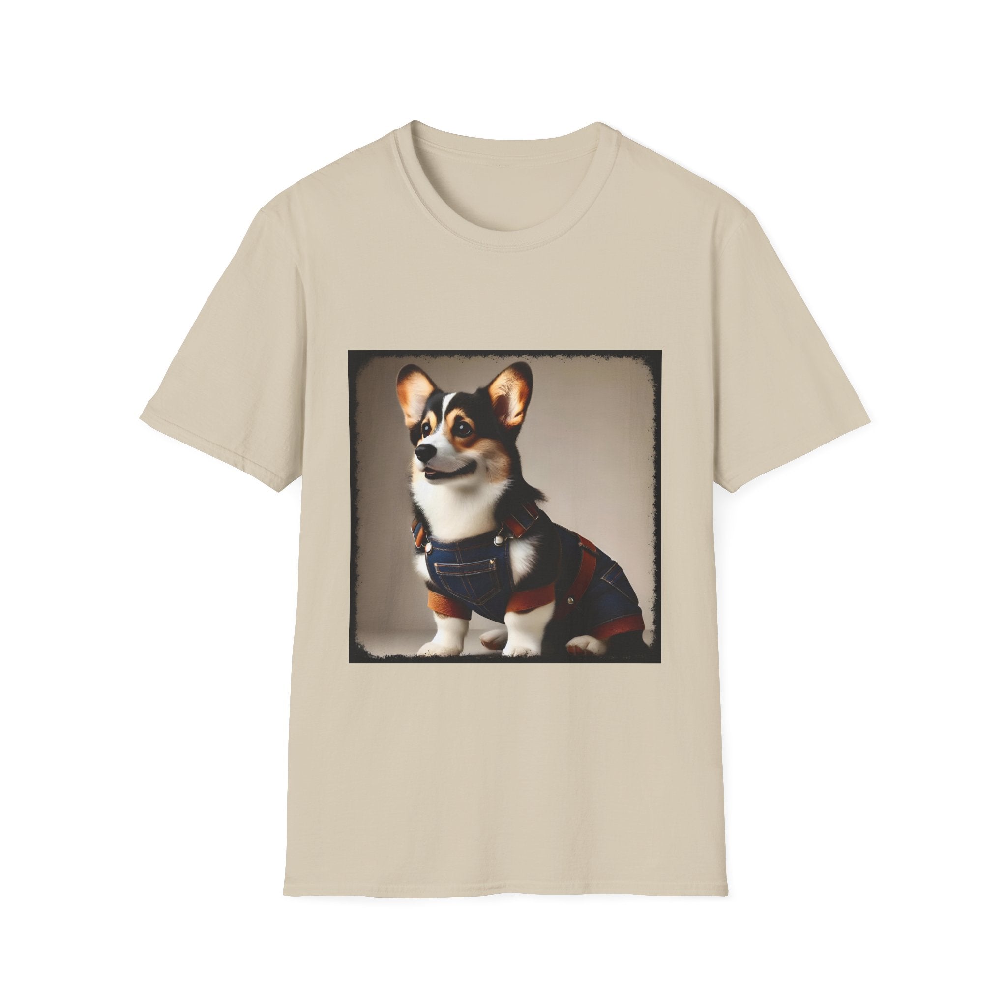 Pembroke Welsh Corgi Denim Dude | Unisex Dog T-Shirt