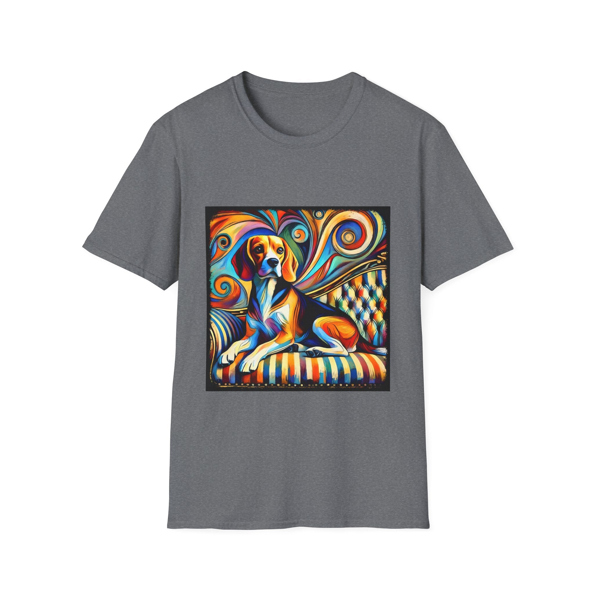 Beagle Vivid Sun Swirl  | Unisex Dog T-Shirt