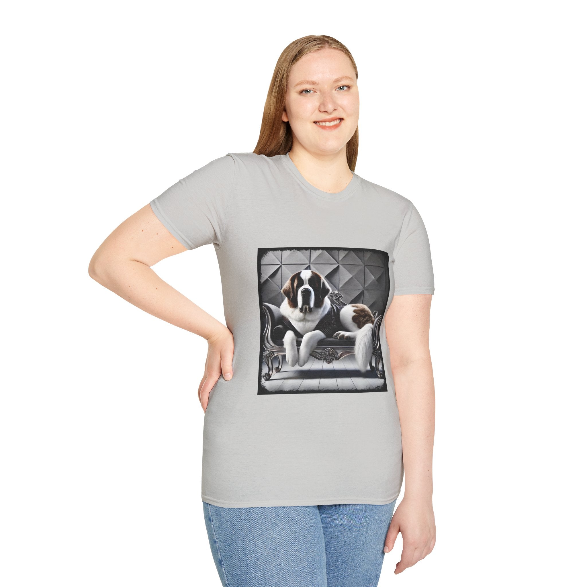 Saint Bernard Tux Luxe | Unisex Dog T-Shirt