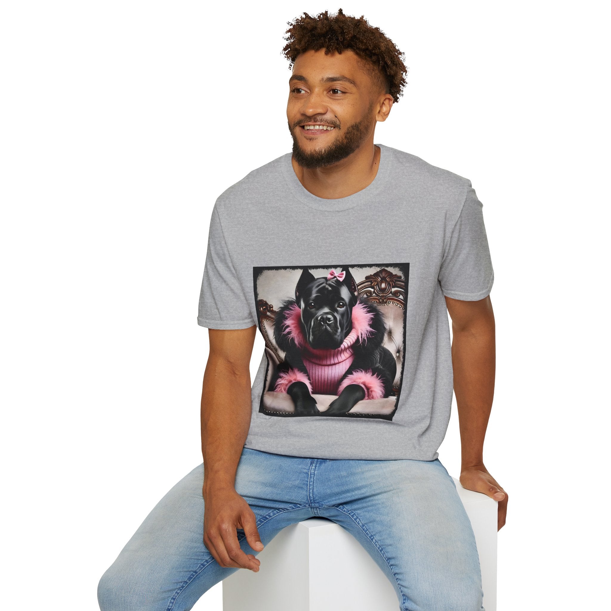 Cane Corso Pink Rebel | Unisex Dog T-Shirt