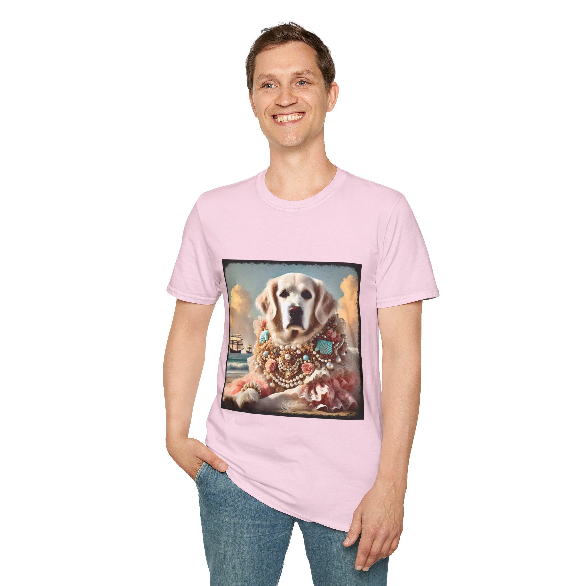 Golden Retriever Beach Beauty | Unisex Dog T-Shirt