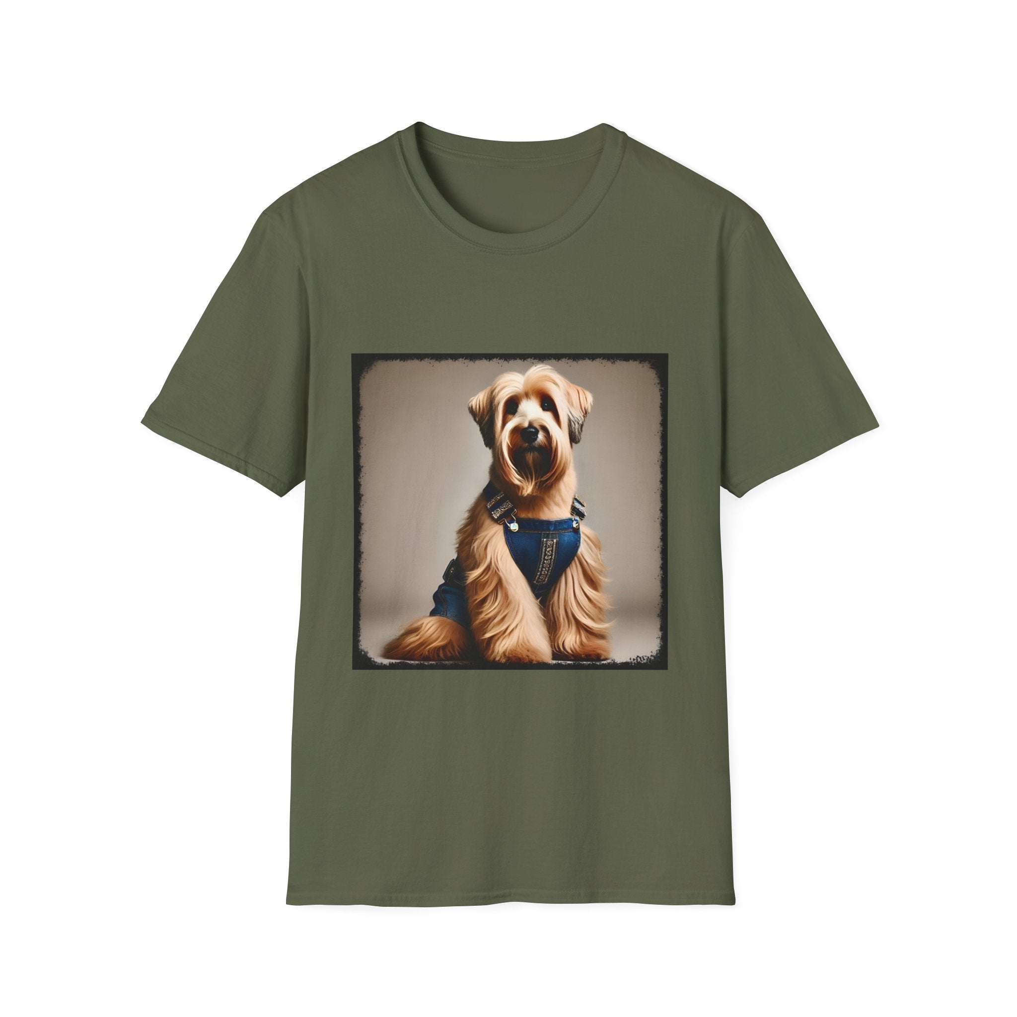 Wheaten Terrier Denim Doll | Unisex Dog T-Shirt