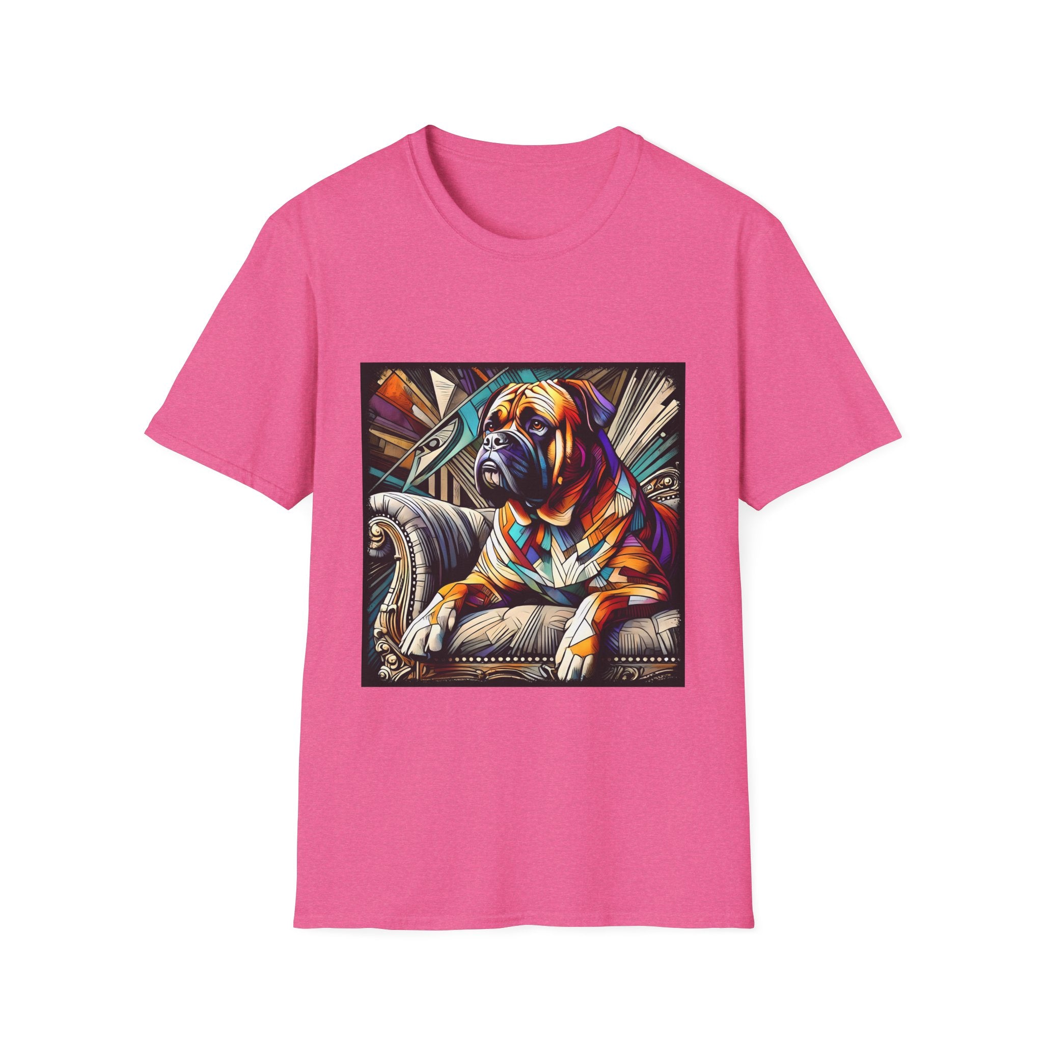 Bullmastiff Vivid Geometric | Unisex Dog T-Shirt