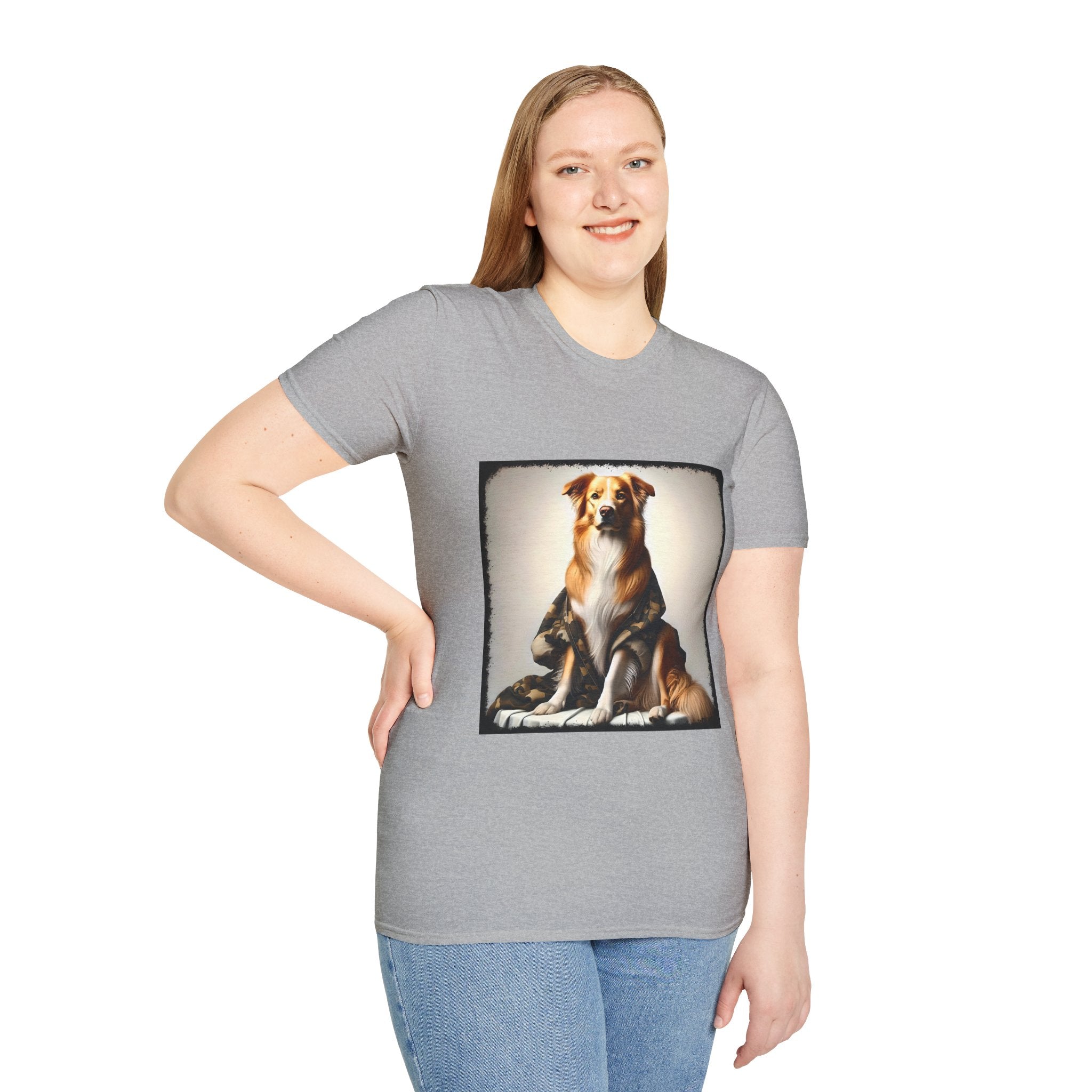 Border Collie Chic Camo  | Unisex Dog T-Shirt