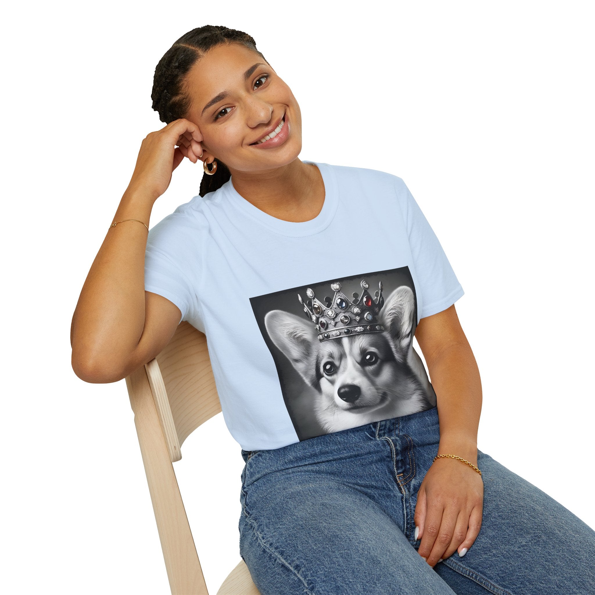 Pembroke Welsh Corgi Royal Bark | Unisex Dog T-Shirt