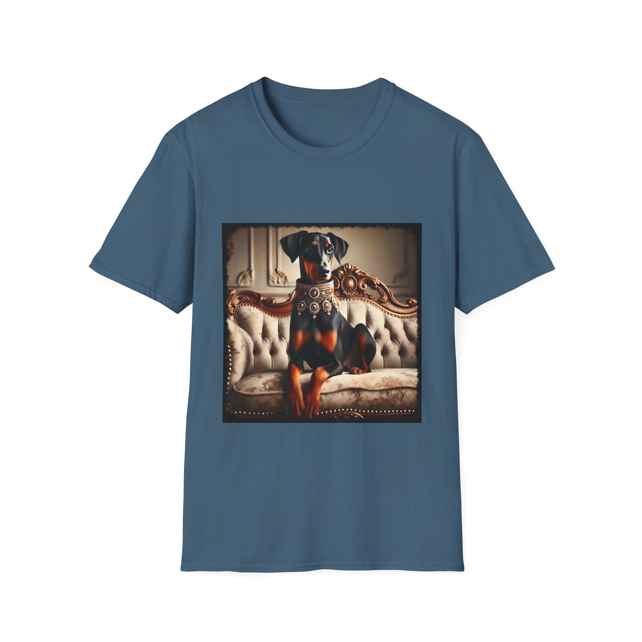 Doberman Pinscher Poised Prince | Unisex Dog T-Shirt