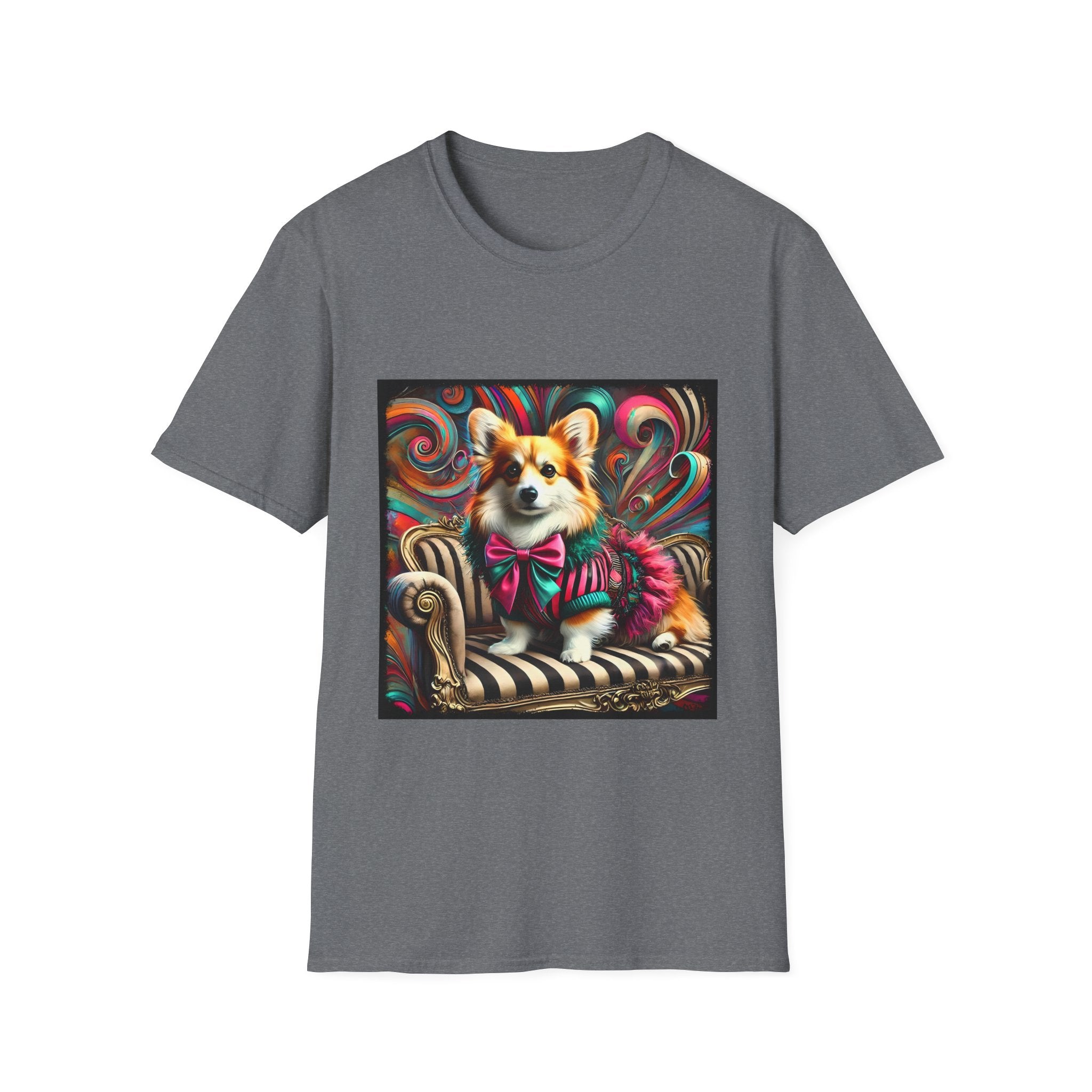 Pembroke Welsh Corgi Chic Rocker | Unisex Dog T-Shirt