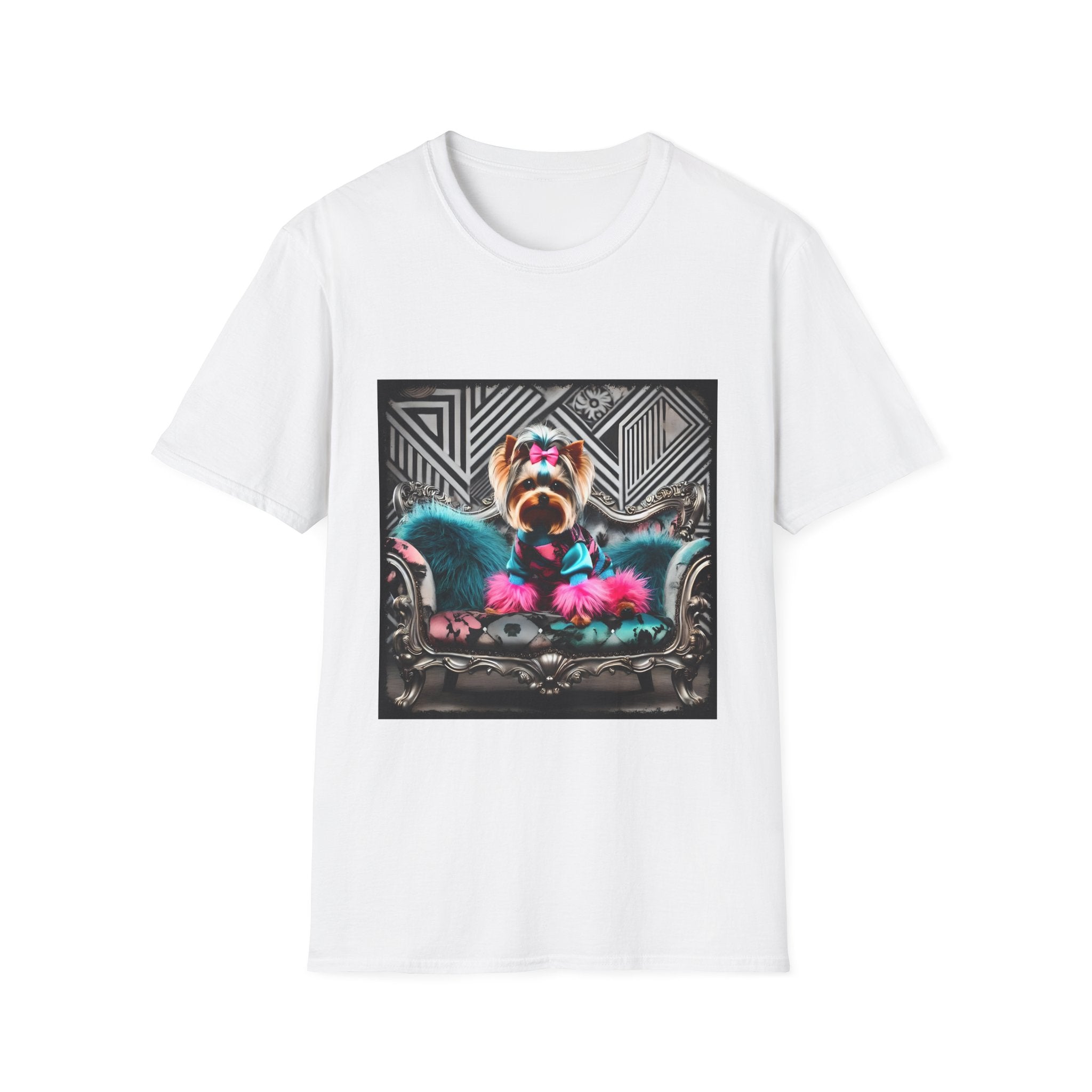 Yorkshire Terrier Chic Rocker | Unisex Dog T-Shirt