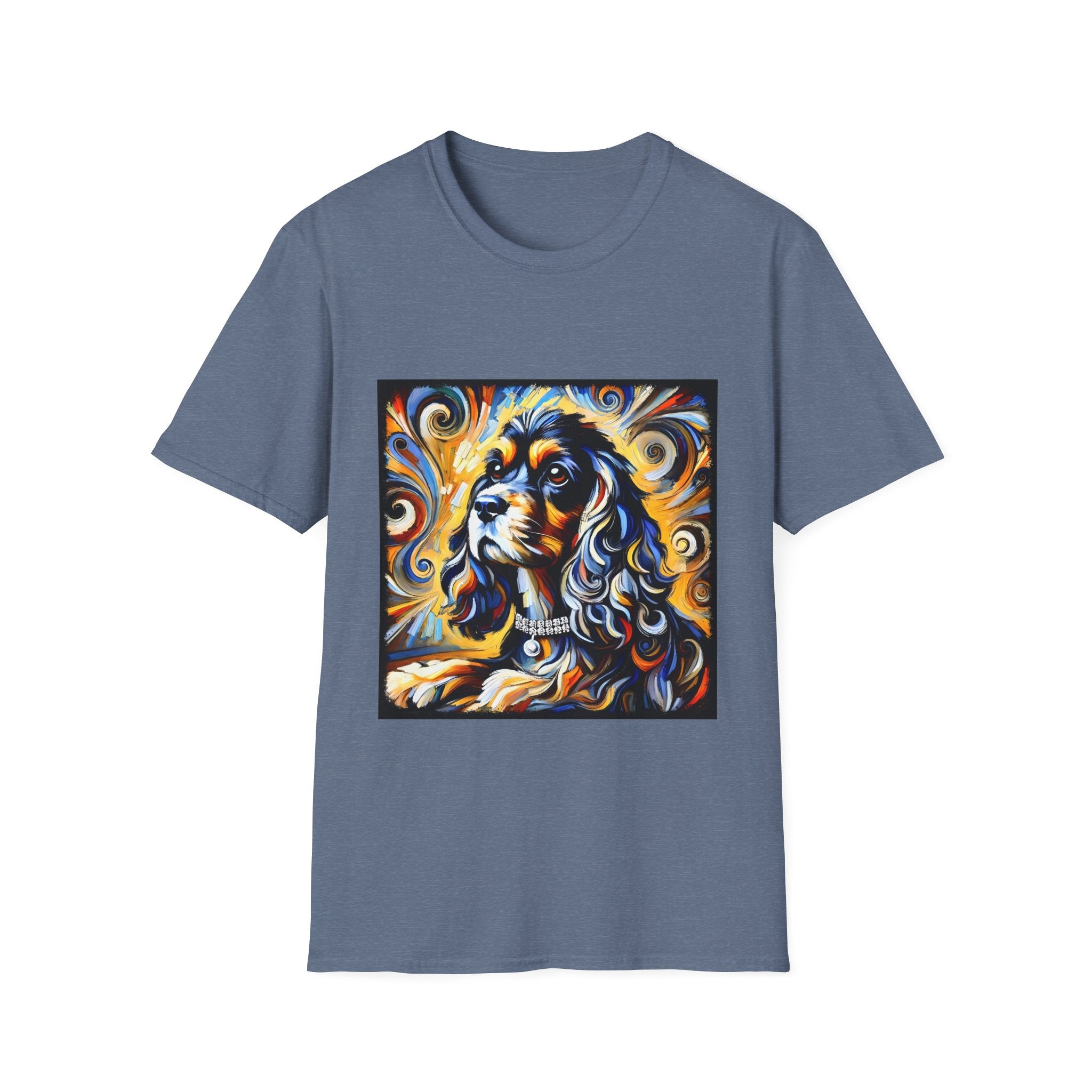 Cocker Spaniel Sun Swirl | Unisex Dog T-Shirt