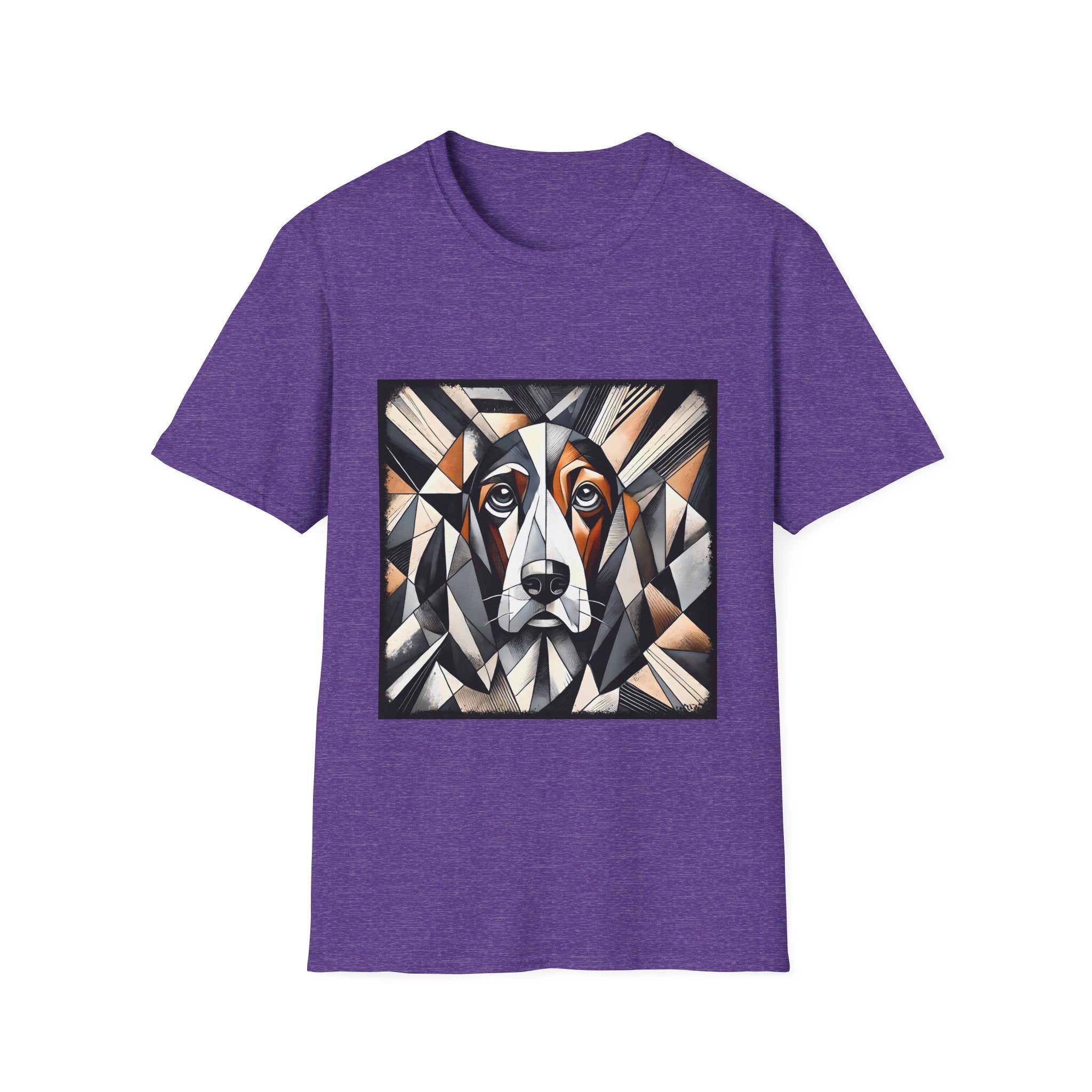 Basset Hound Bold Geometric | Unisex Dog T-Shirt