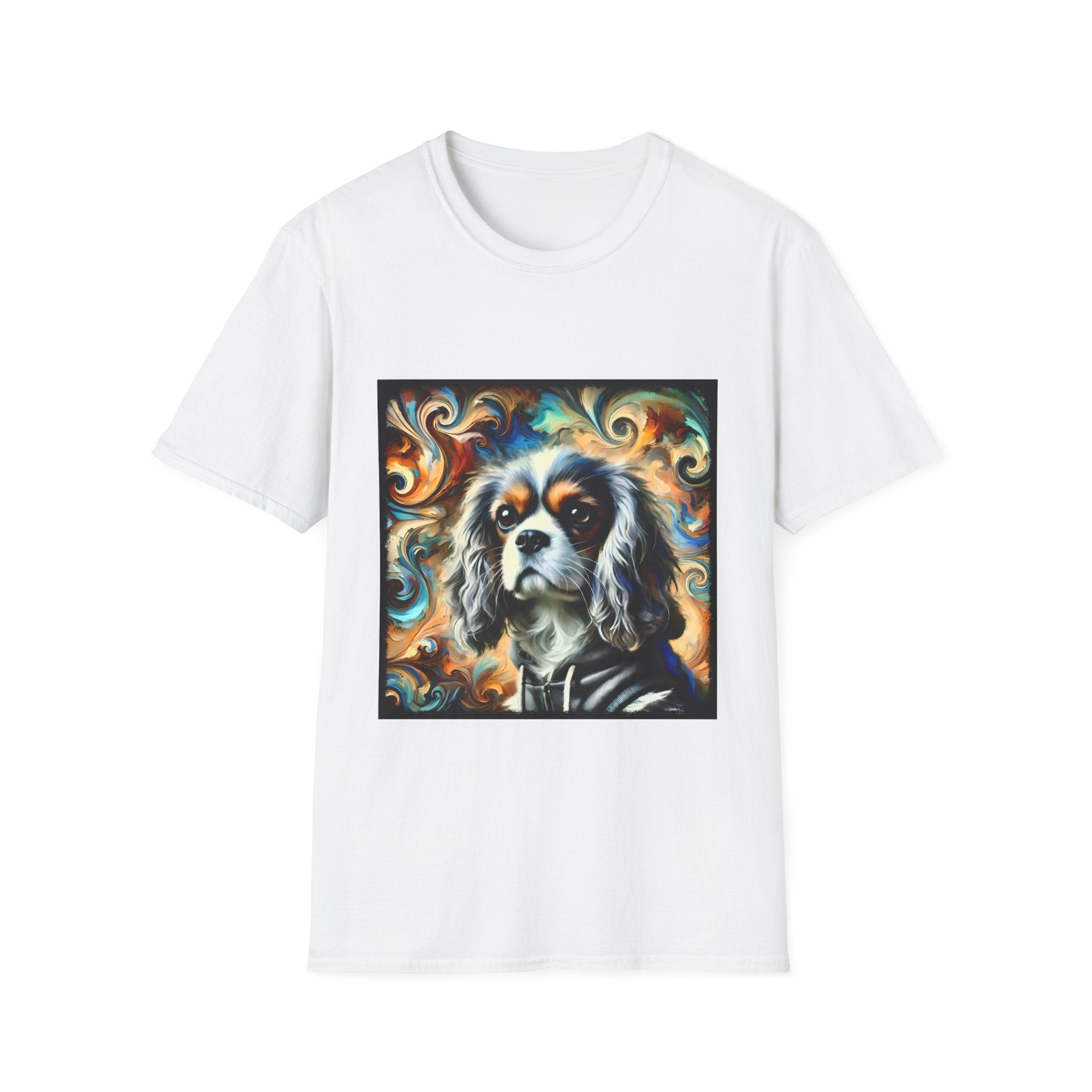 Cavalier King Charles Spaniel Silver Swirl | Unisex Dog T-Shirt