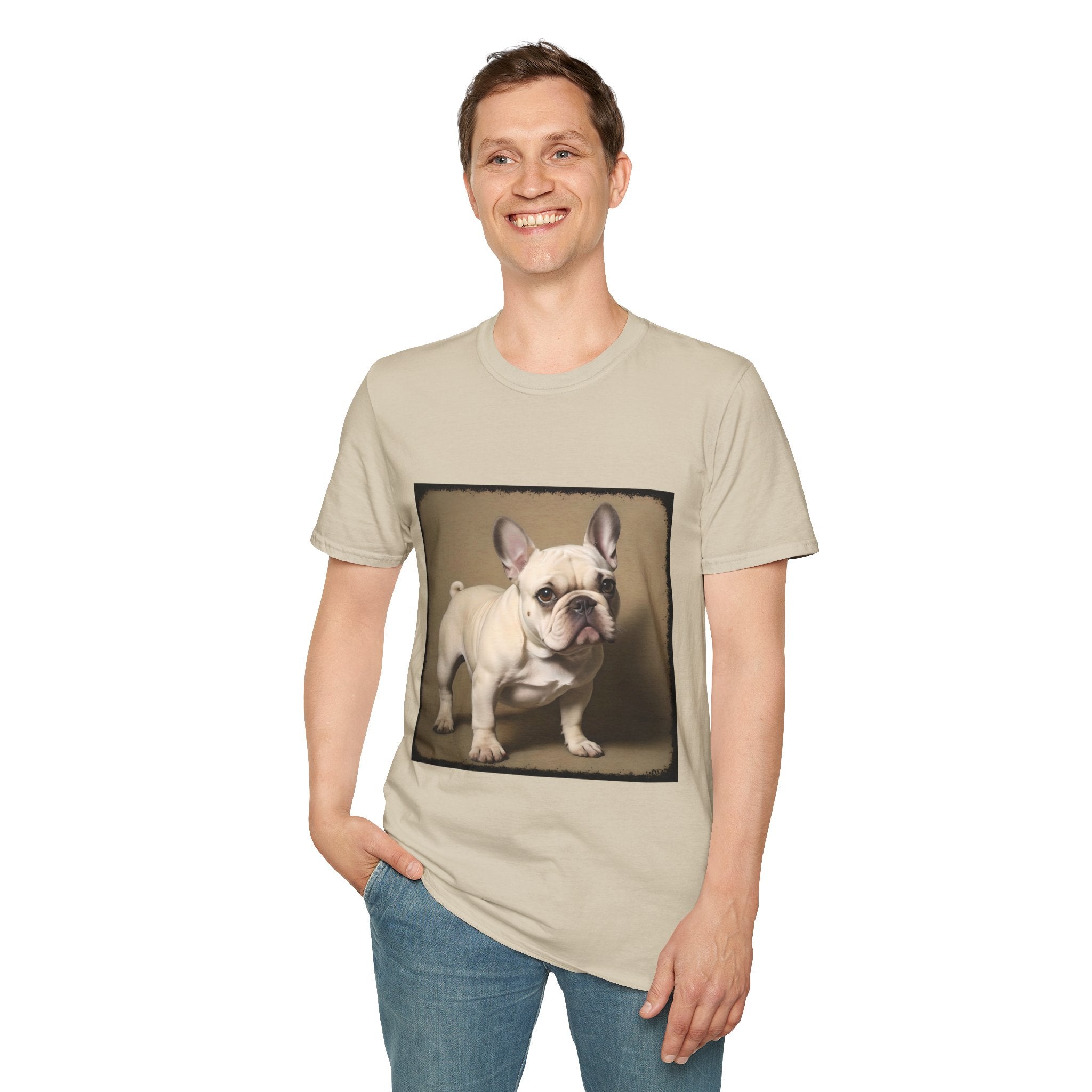 French Bulldog Sweet Portrait | Unisex Dog T-Shirt