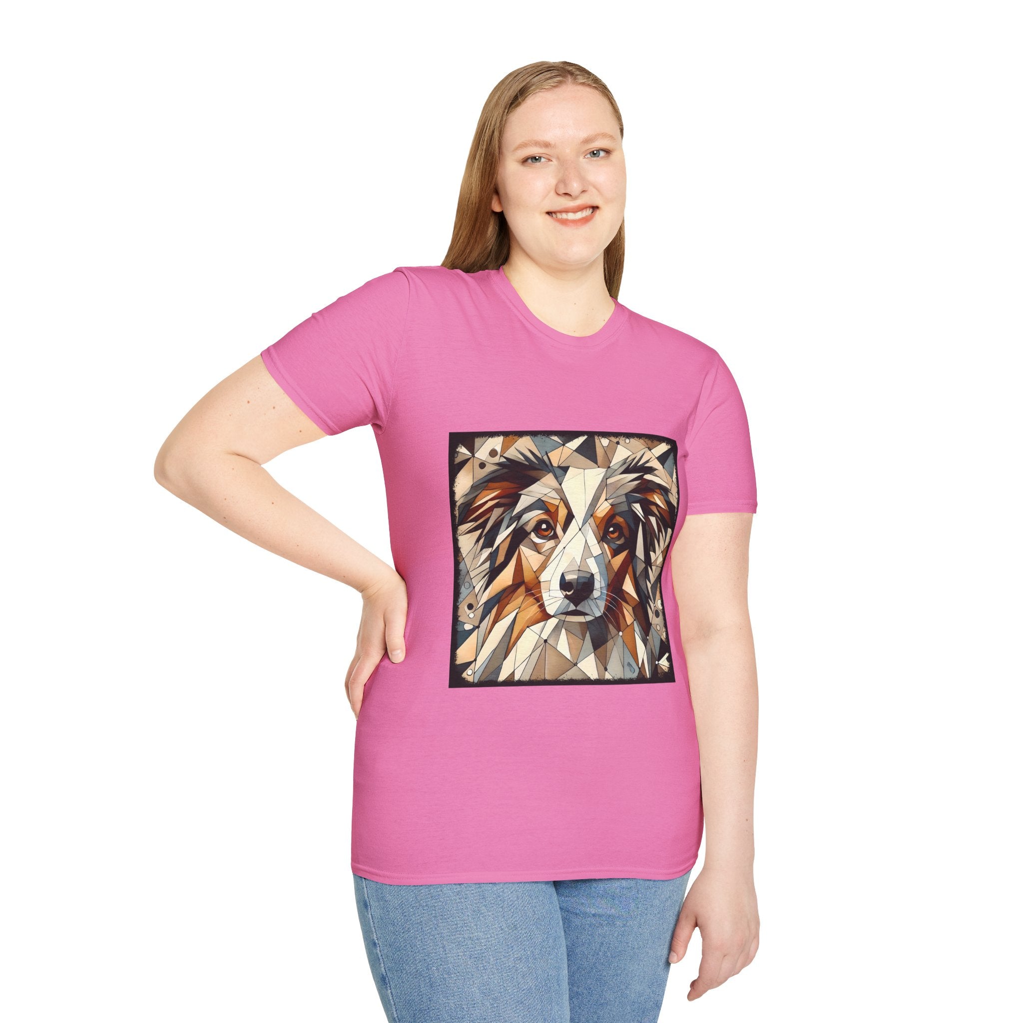 Australian Shepherd Warm Geometric | Unisex Dog T-Shirt