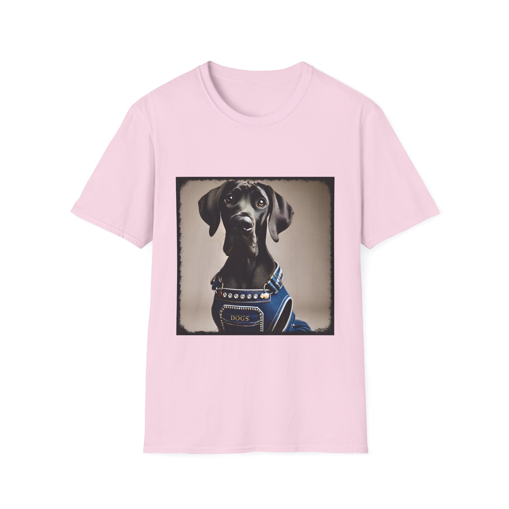 Great Dane Denim Dog | Unisex Dog T-Shirt