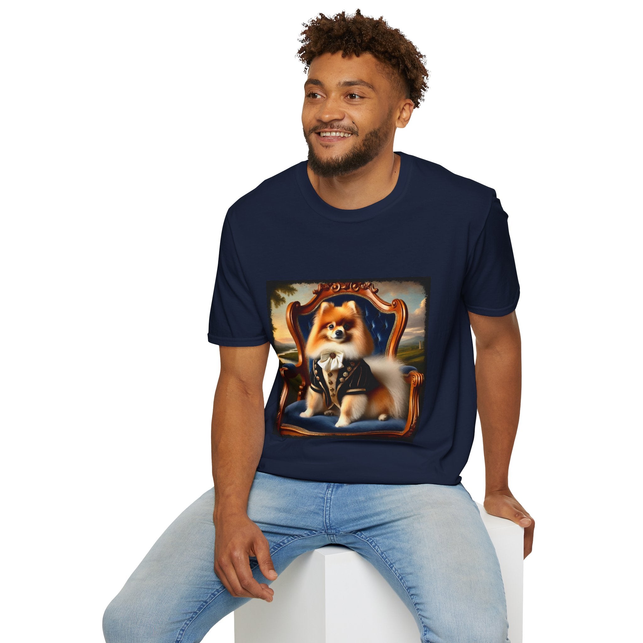 Pomeranian Groomed Gentleman | Unisex Dog T-Shirt