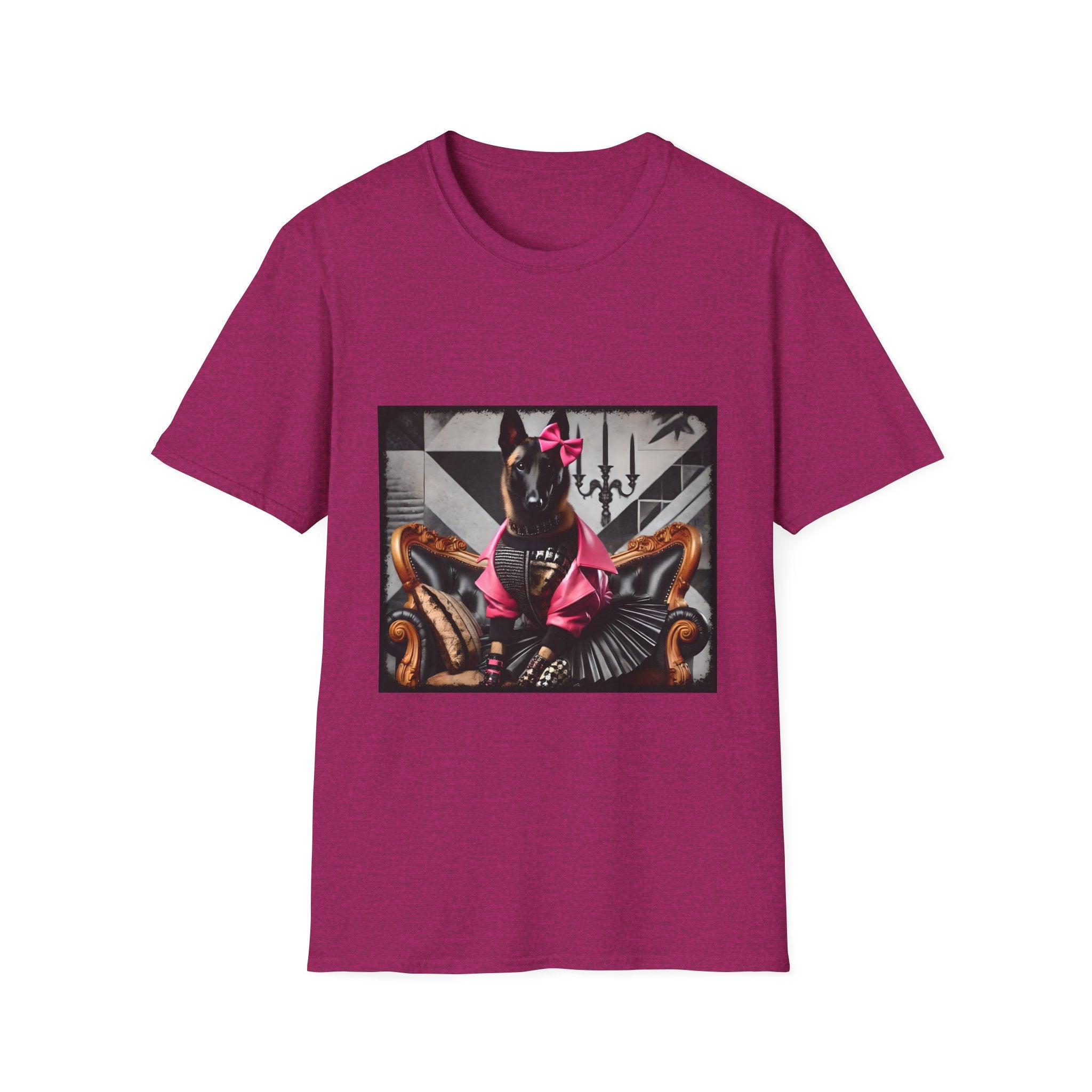 Belgian Malinois Pink Rocker | Unisex Dog T-Shirt