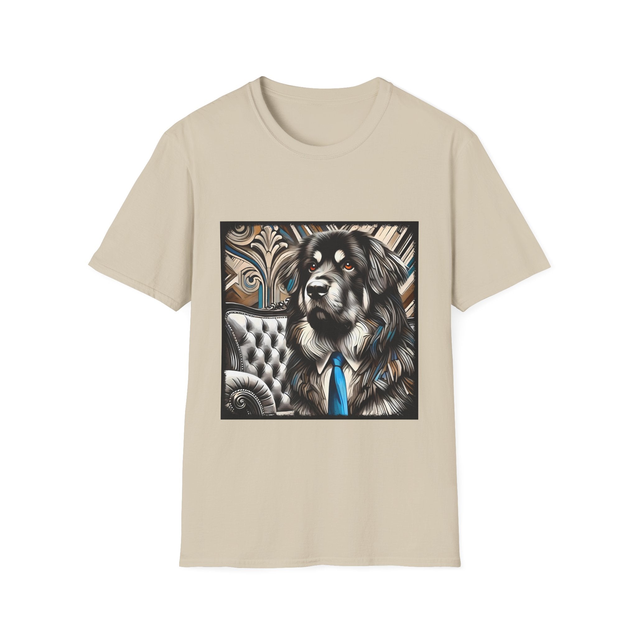Tibetan Mastiff B&W Bold Eyes | Unisex Dog T-Shirt