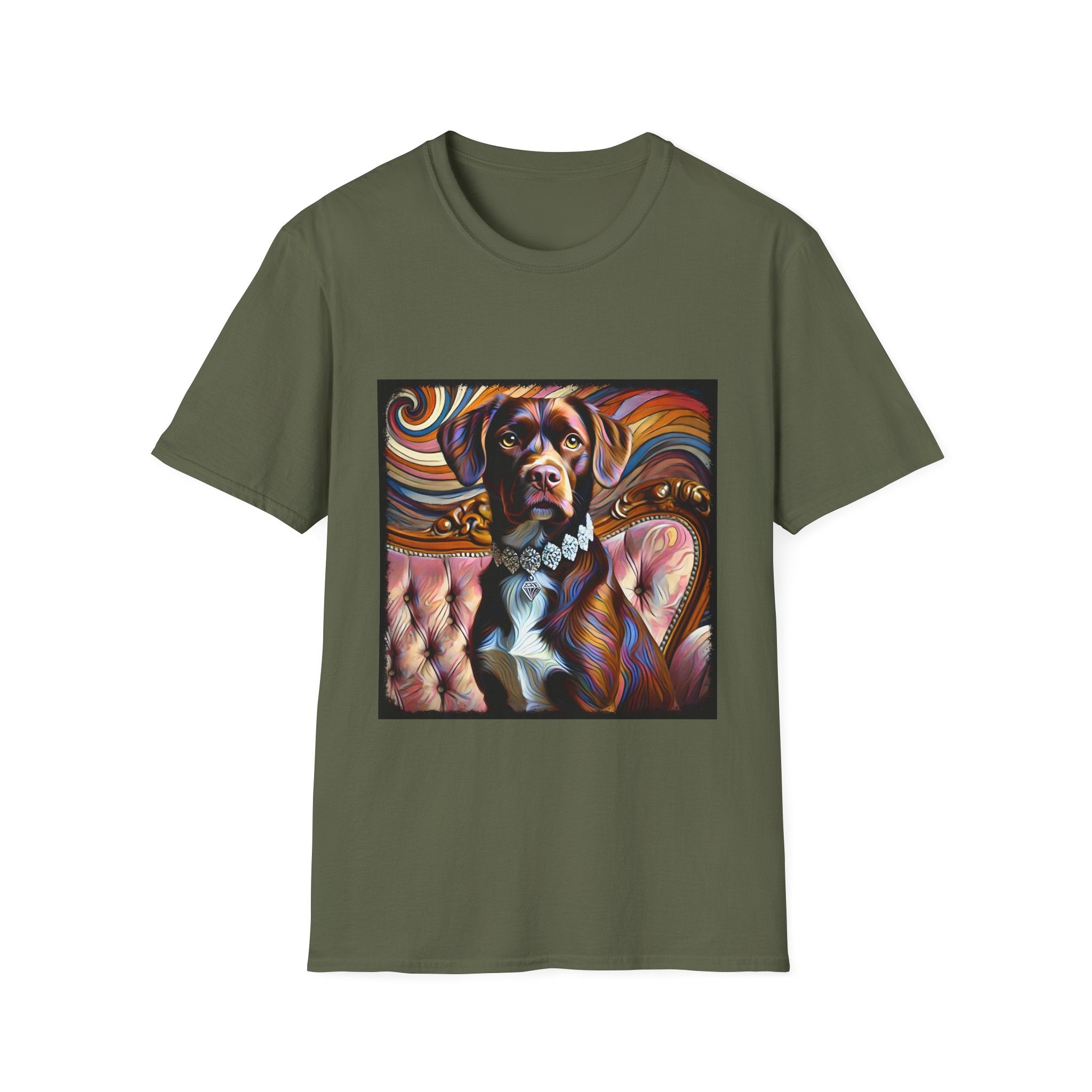 Labrador Retriever Vivid Swirl | Unisex Dog T-Shirt
