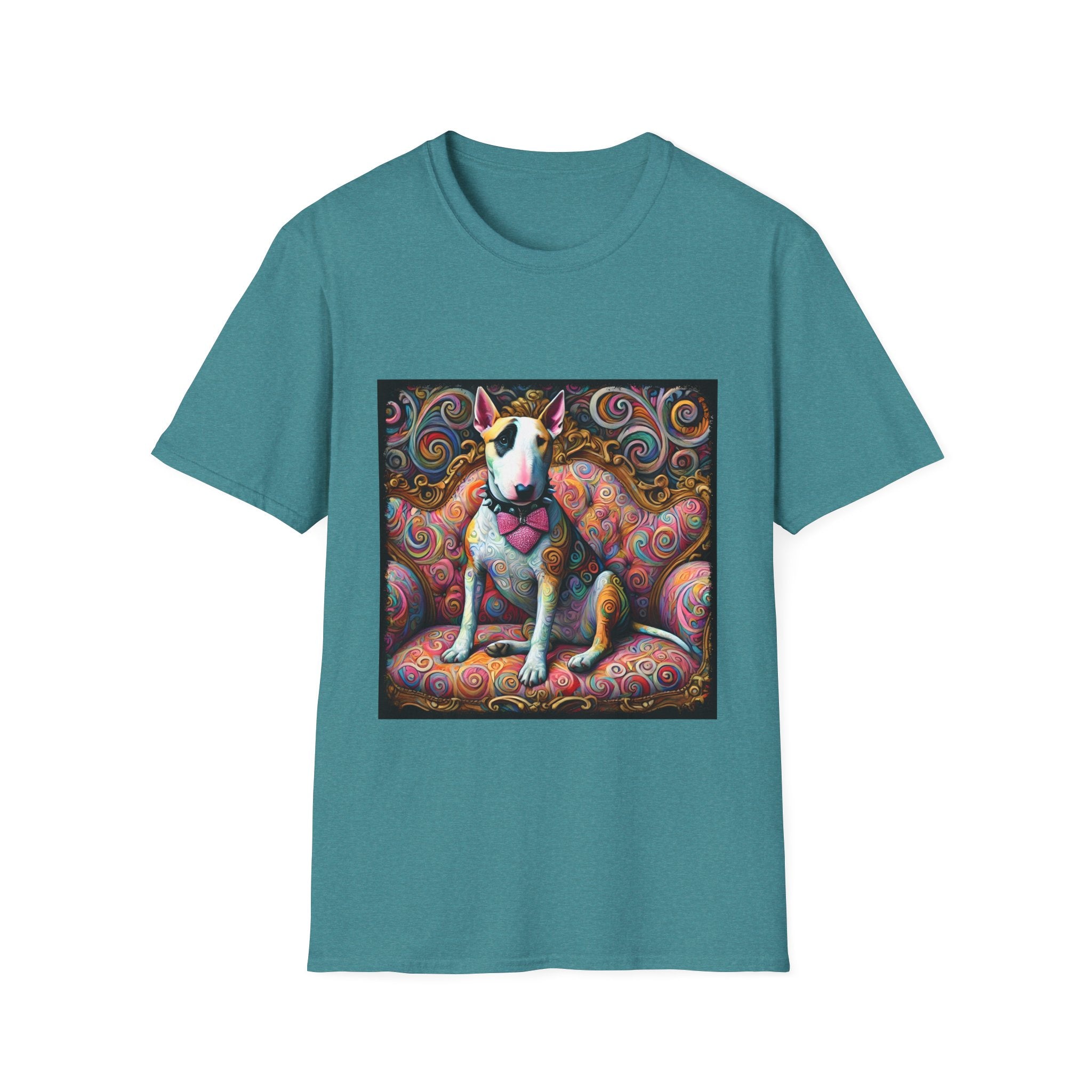 Bull Terrier Love Swirl | Unisex Dog T-Shirt