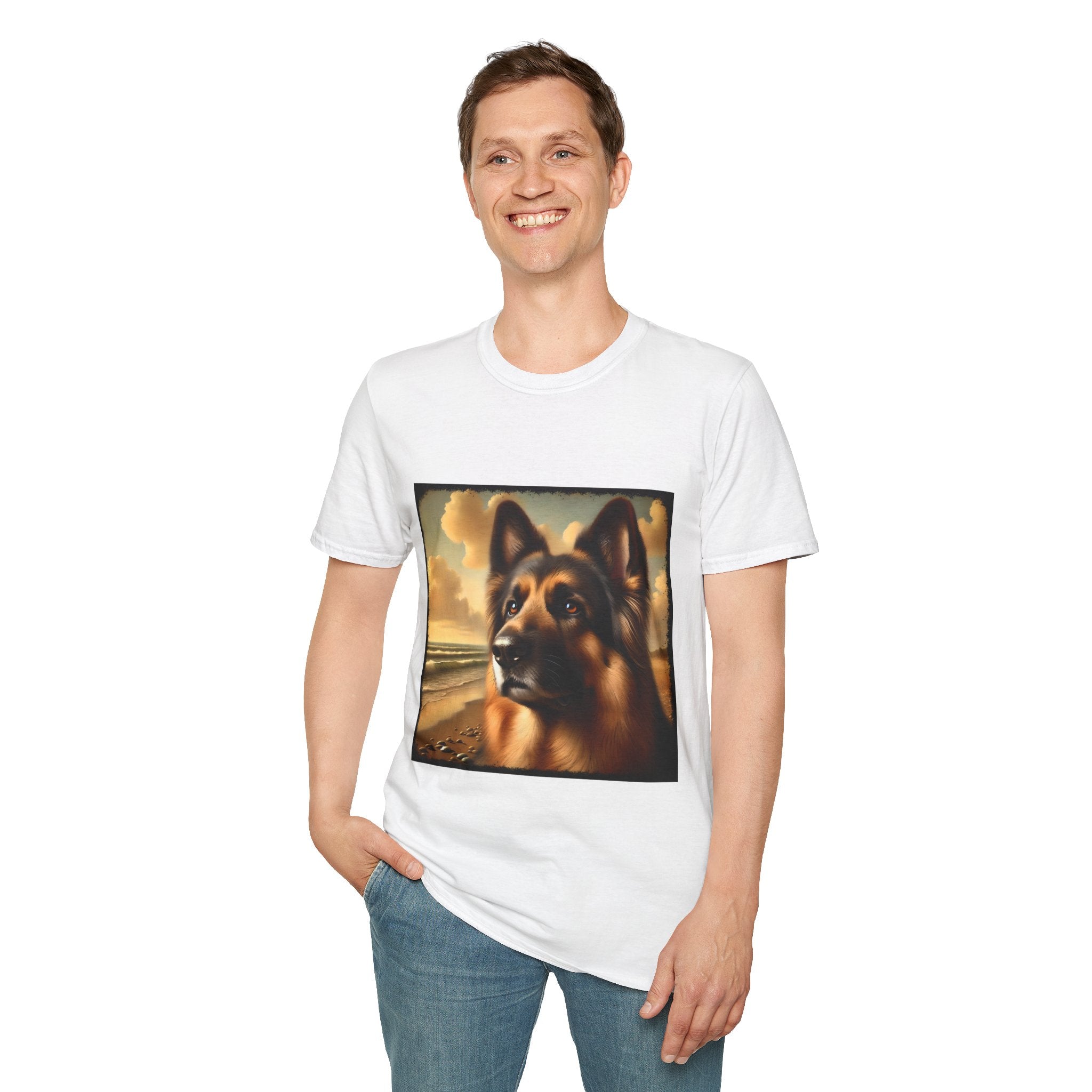 German Shepherd Beach Classic | Unisex Dog T-Shirt