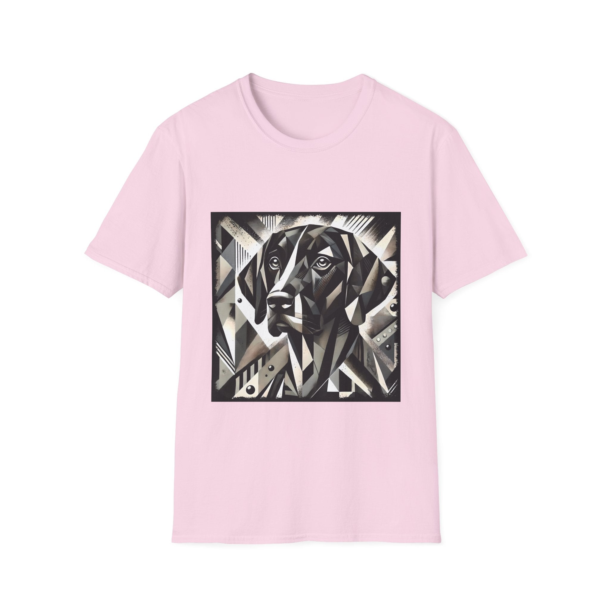 German Shorthaired Pointer B&W Geometric  | Unisex Dog T-Shirt