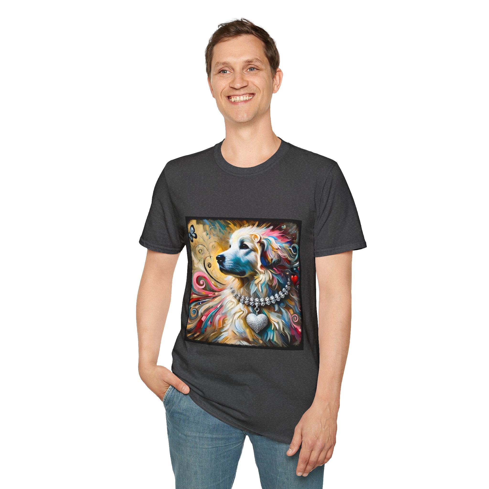 Great Pyrenees Blissful Swirl | Unisex Dog T-Shirt