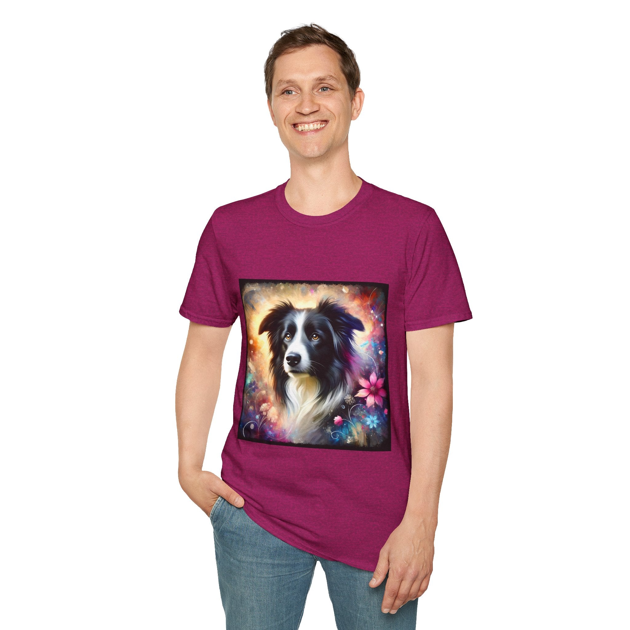 Border Collie Cosmic Dream | Unisex Dog T-Shirt