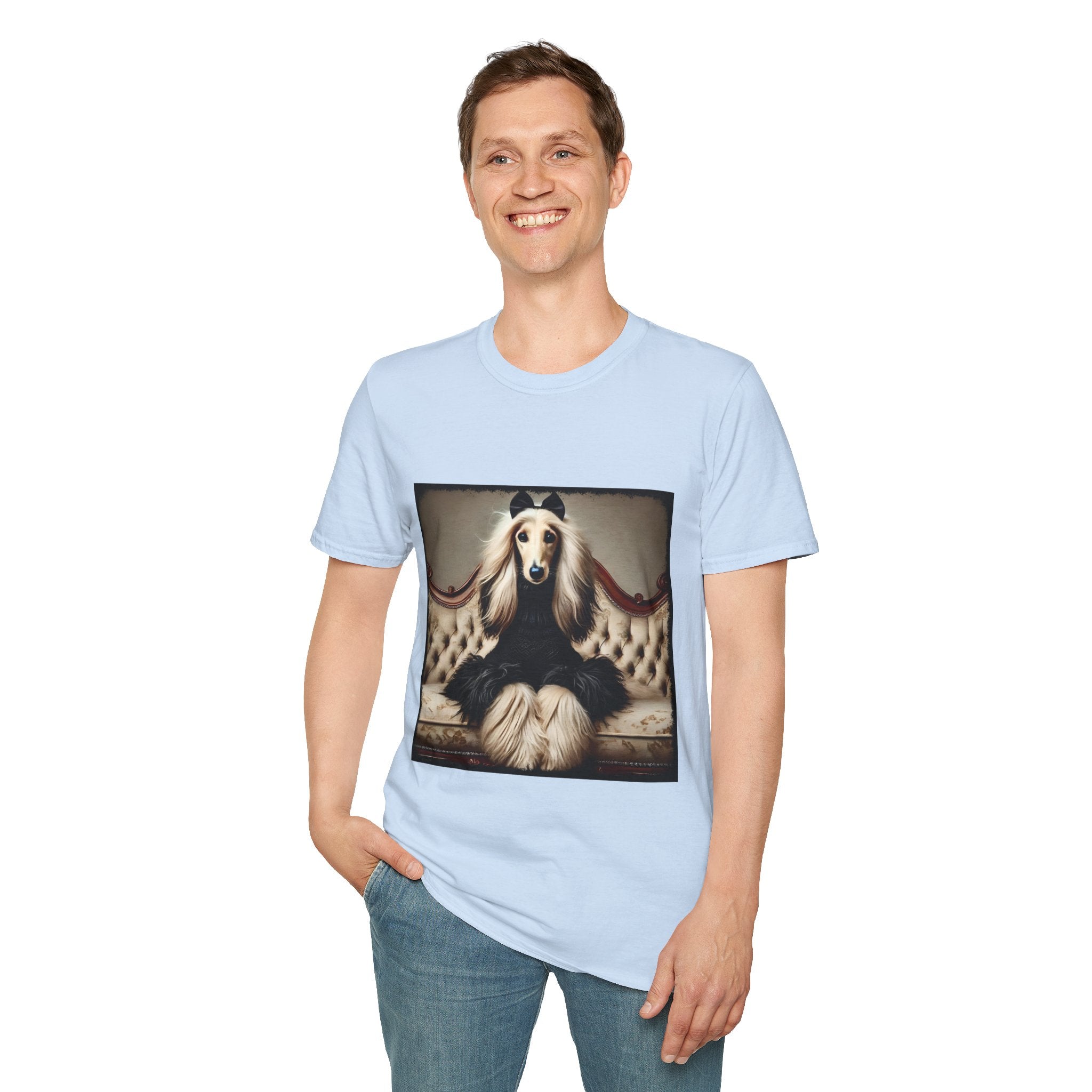 Afghan Hound Pure Icon | Unisex Dog T-Shirt
