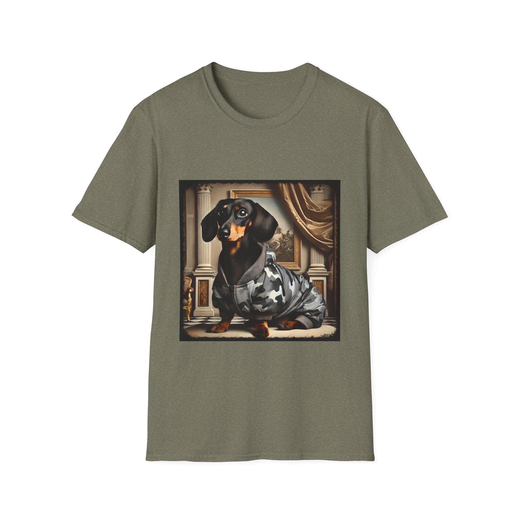 Dachshund Camo Cutie | Unisex Dog T-Shirt