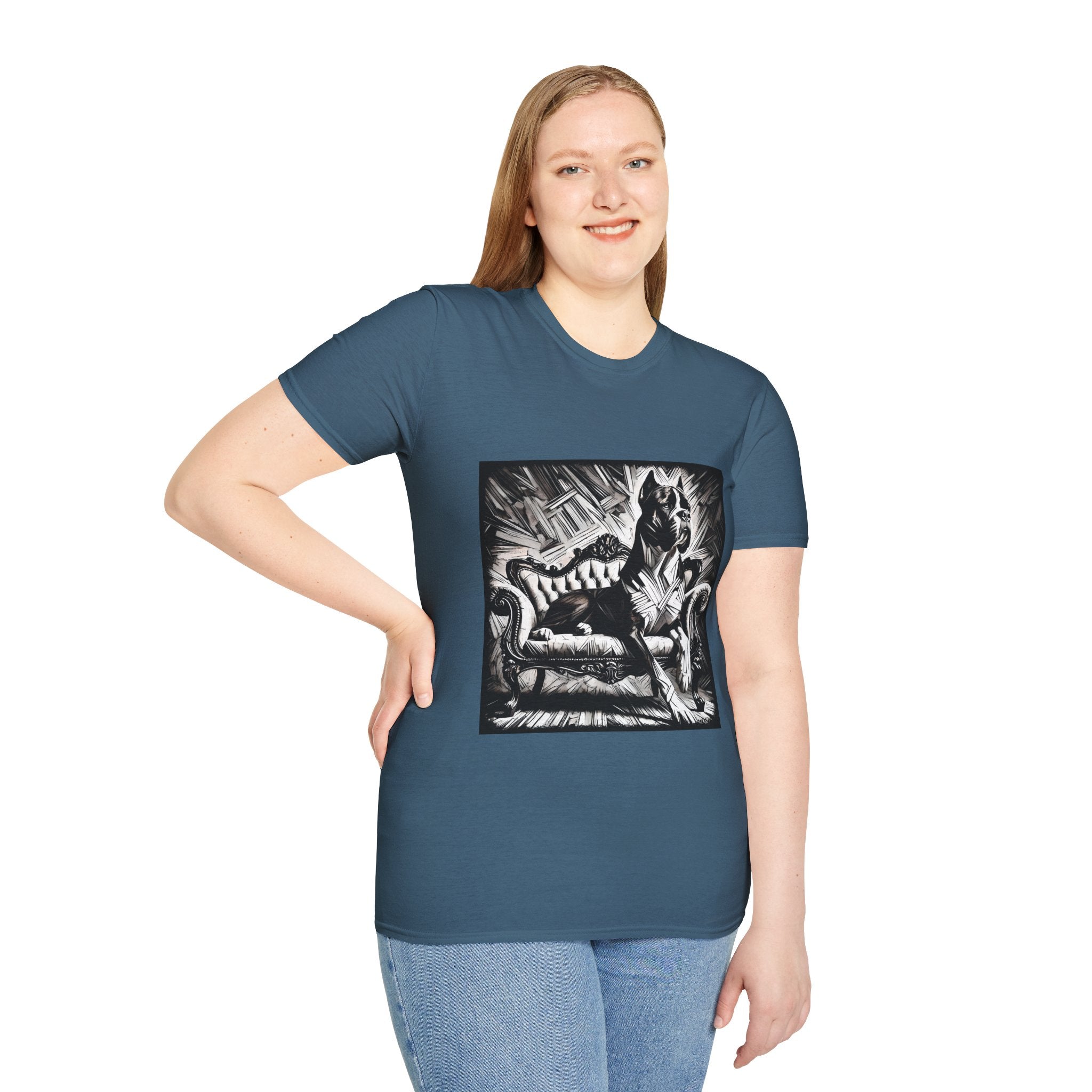 Cane Corso B&W Bold | Unisex Dog T-Shirt