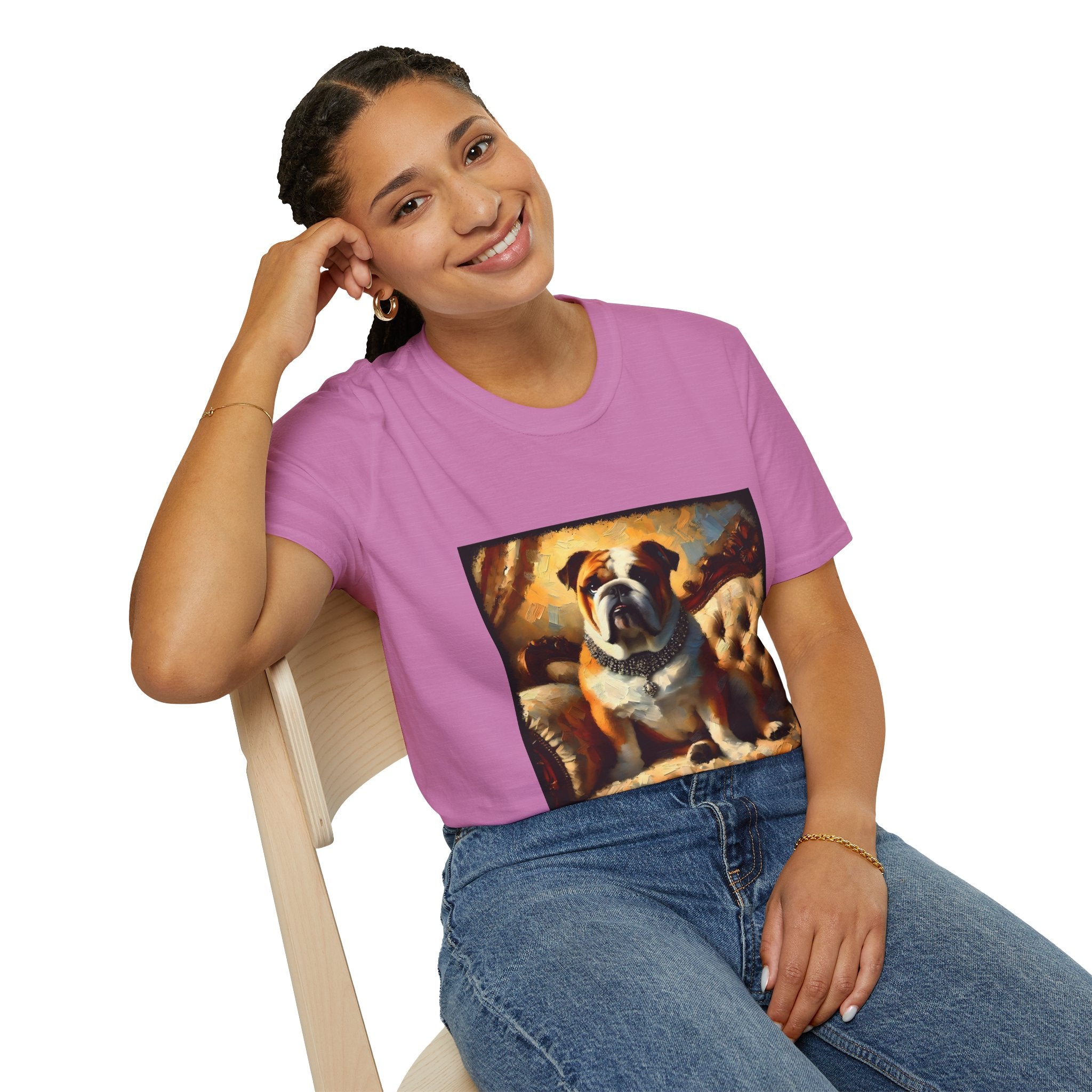 Bulldog Princess Classic | Unisex Dog T-Shirt