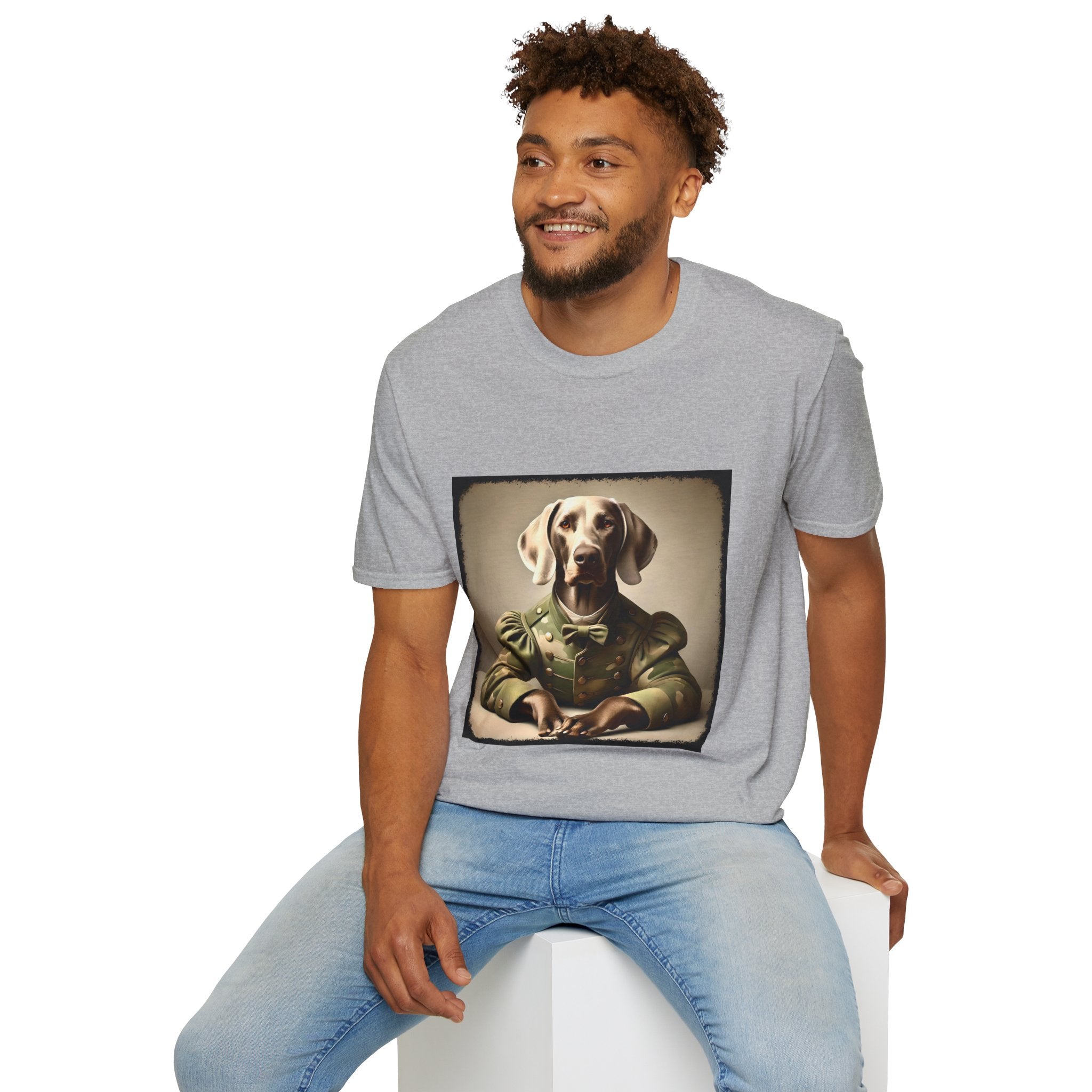 Weimaraner Classic Commander | Unisex Dog T-Shirt