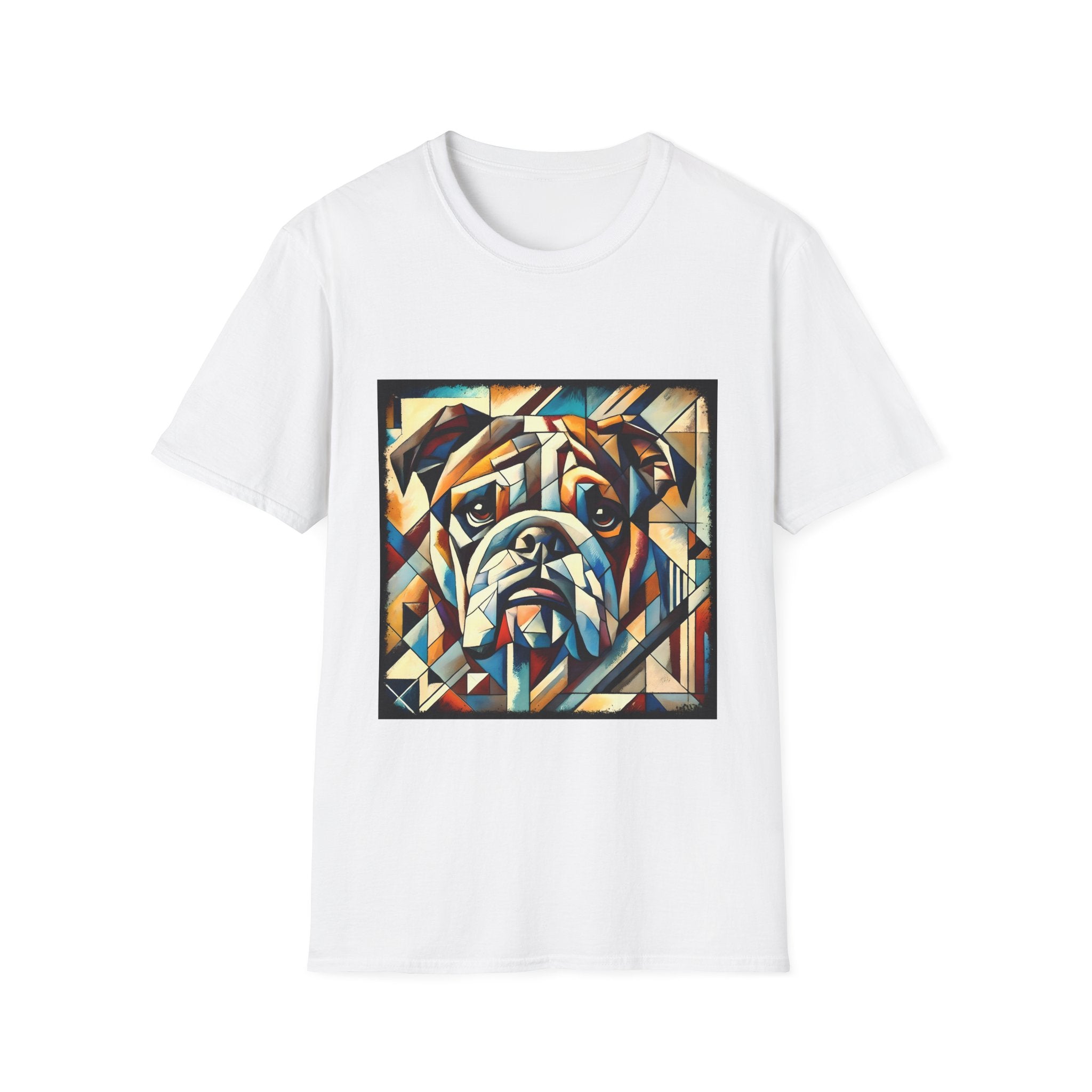 Bulldog Warm Geometric | Unisex Dog T-Shirt