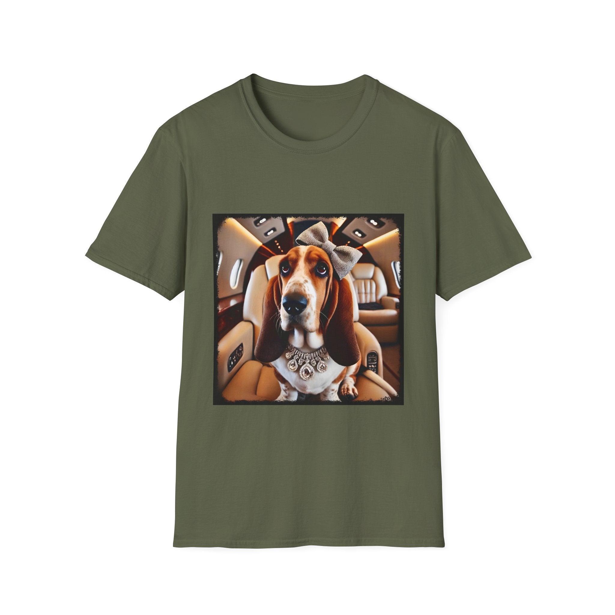 Basset Hound Jet Setter | Unisex Dog T-Shirt