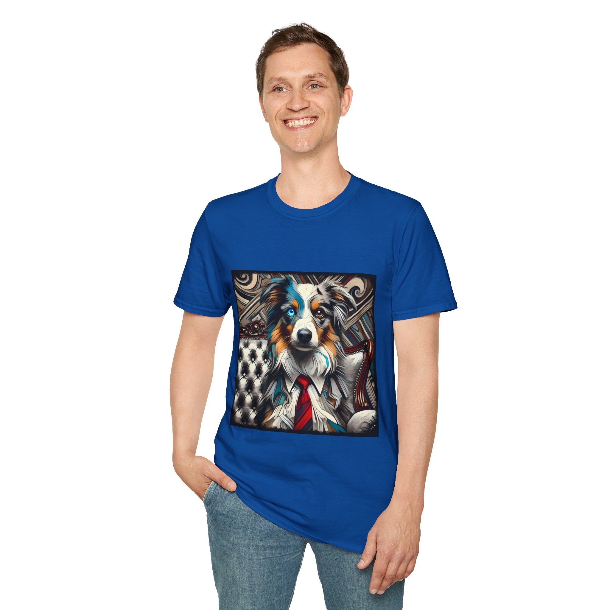 Miniature American Shepherd Bold Gentleman |  Unisex Dog T-Shirt