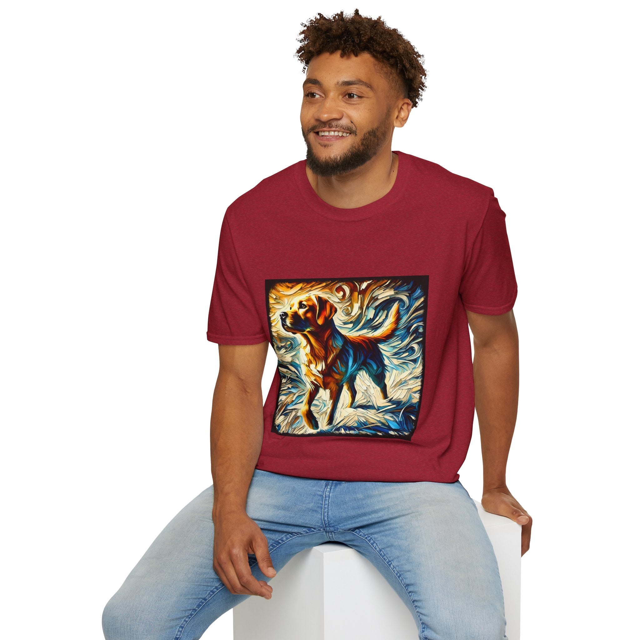 Labrador Retriever Sun Swirl | Unisex Dog T-Shirt