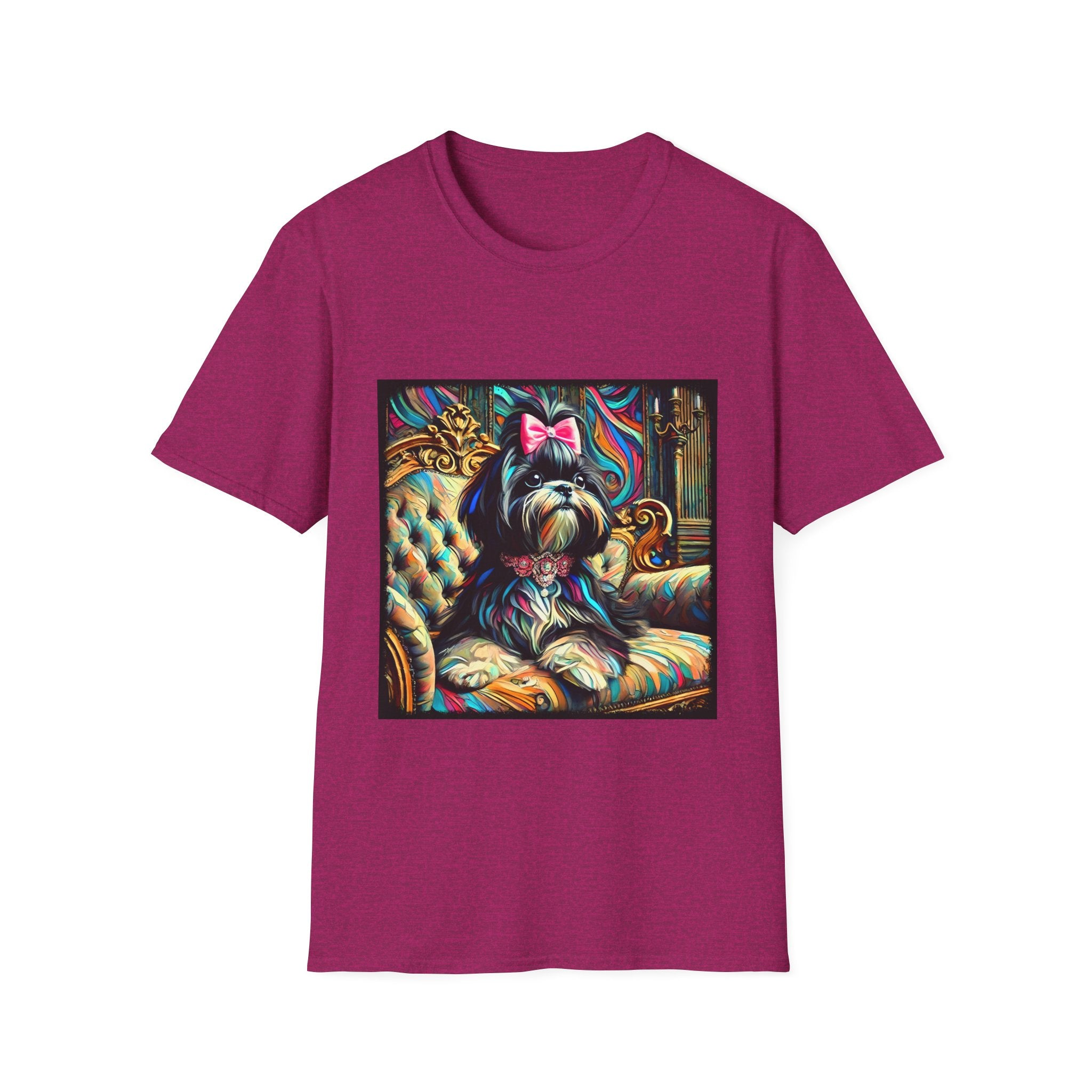 Shih Tzu Pink Bow Classic | Unisex Dog T-Shirt