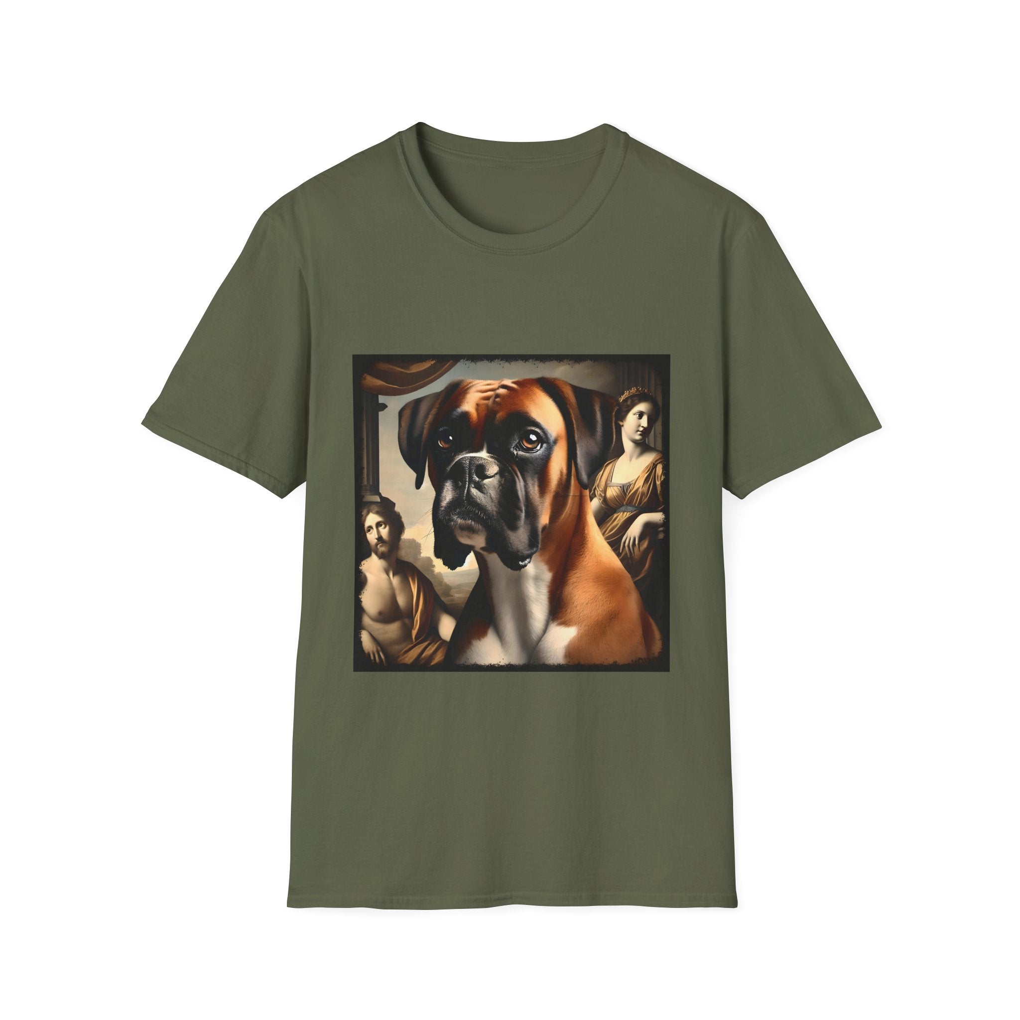 Boxer Posh Portrait | Unisex Dog T-Shirt