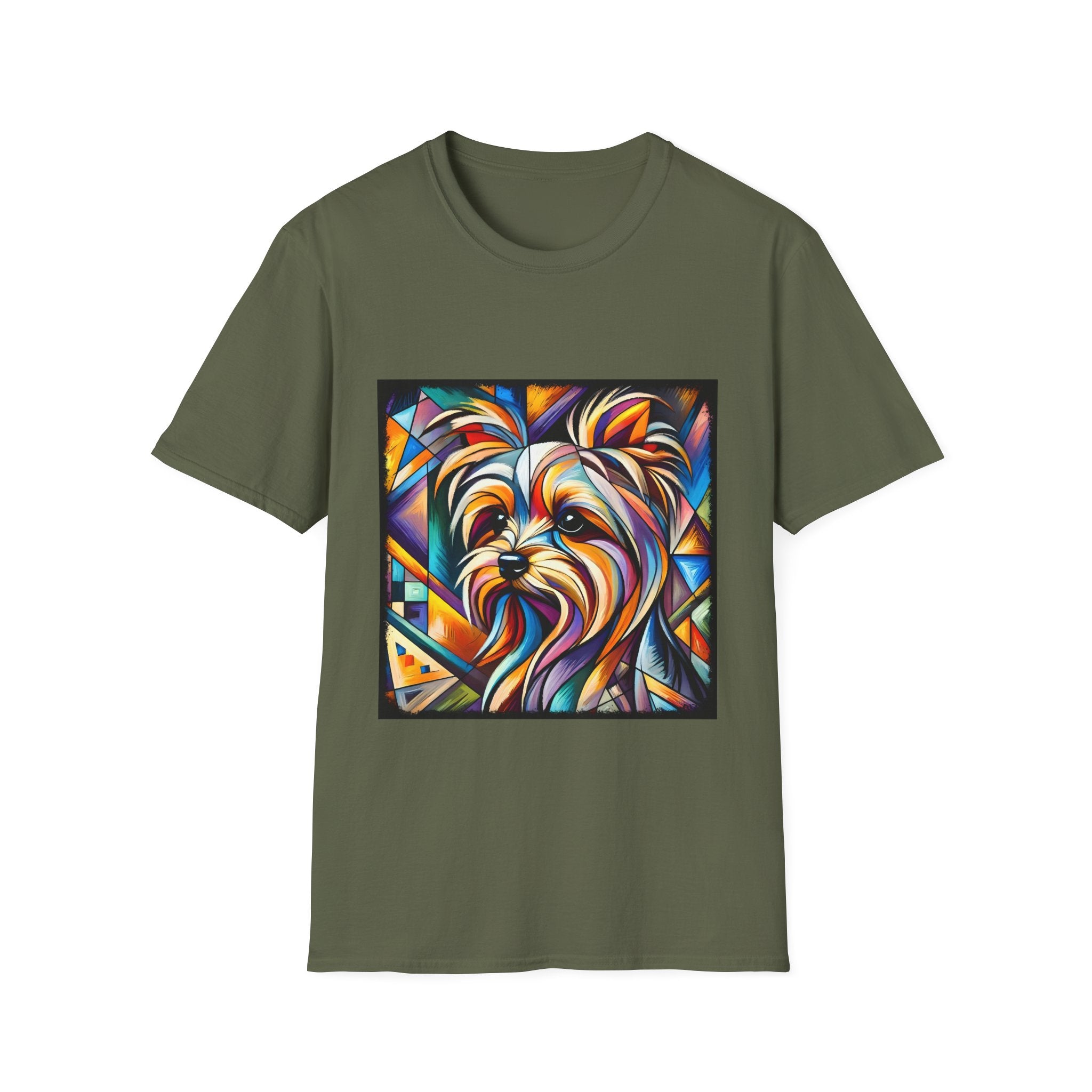 Yorkshire Terrier Bold Geometric | Unisex Dog T-Shirt