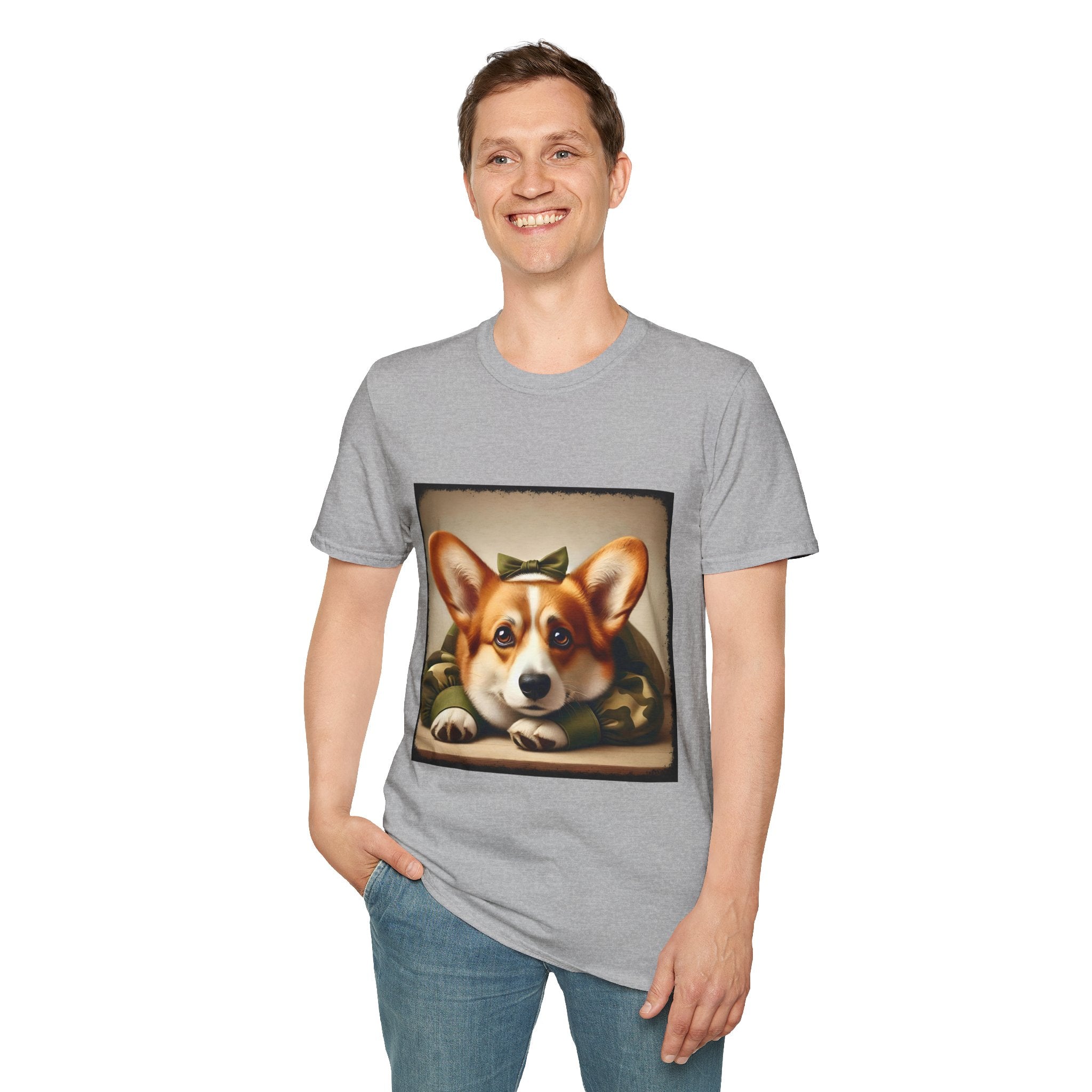 Pembroke Welsh Corgi Combat Cutie | Unisex Dog T-Shirt
