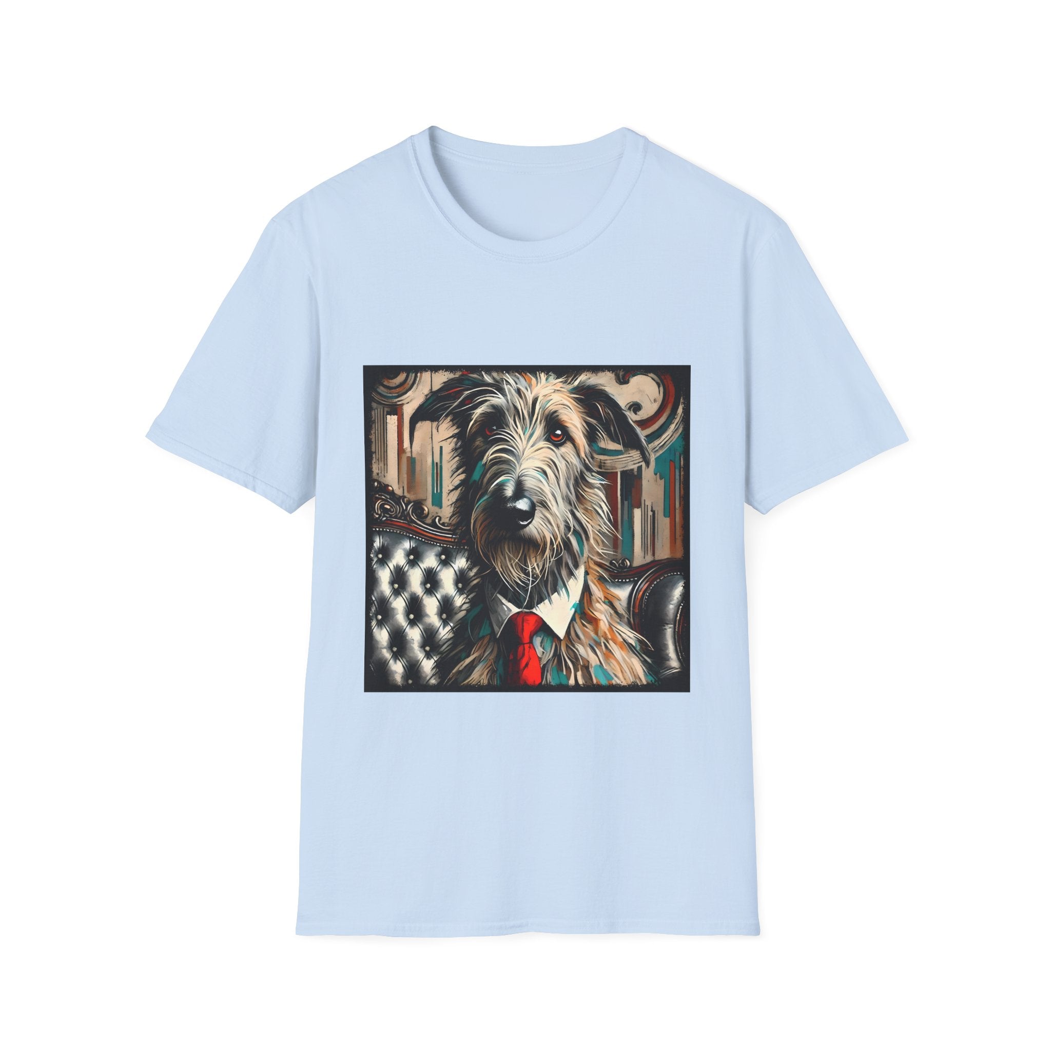 Irish Wolfhound Bold Gentleman |  Unisex Dog T-Shirt