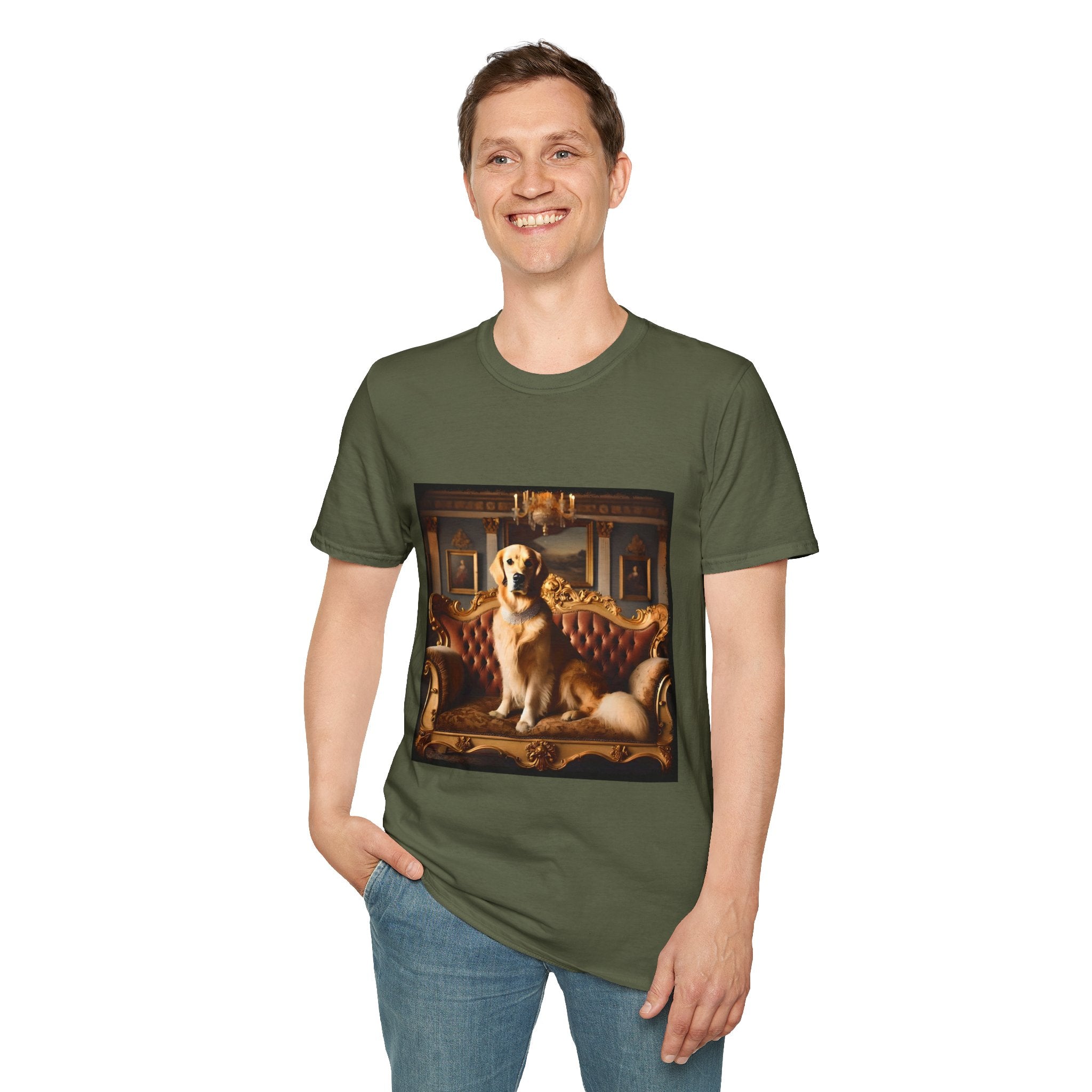Golden Retriever Gentle Prestige | Unisex Dog T-Shirt