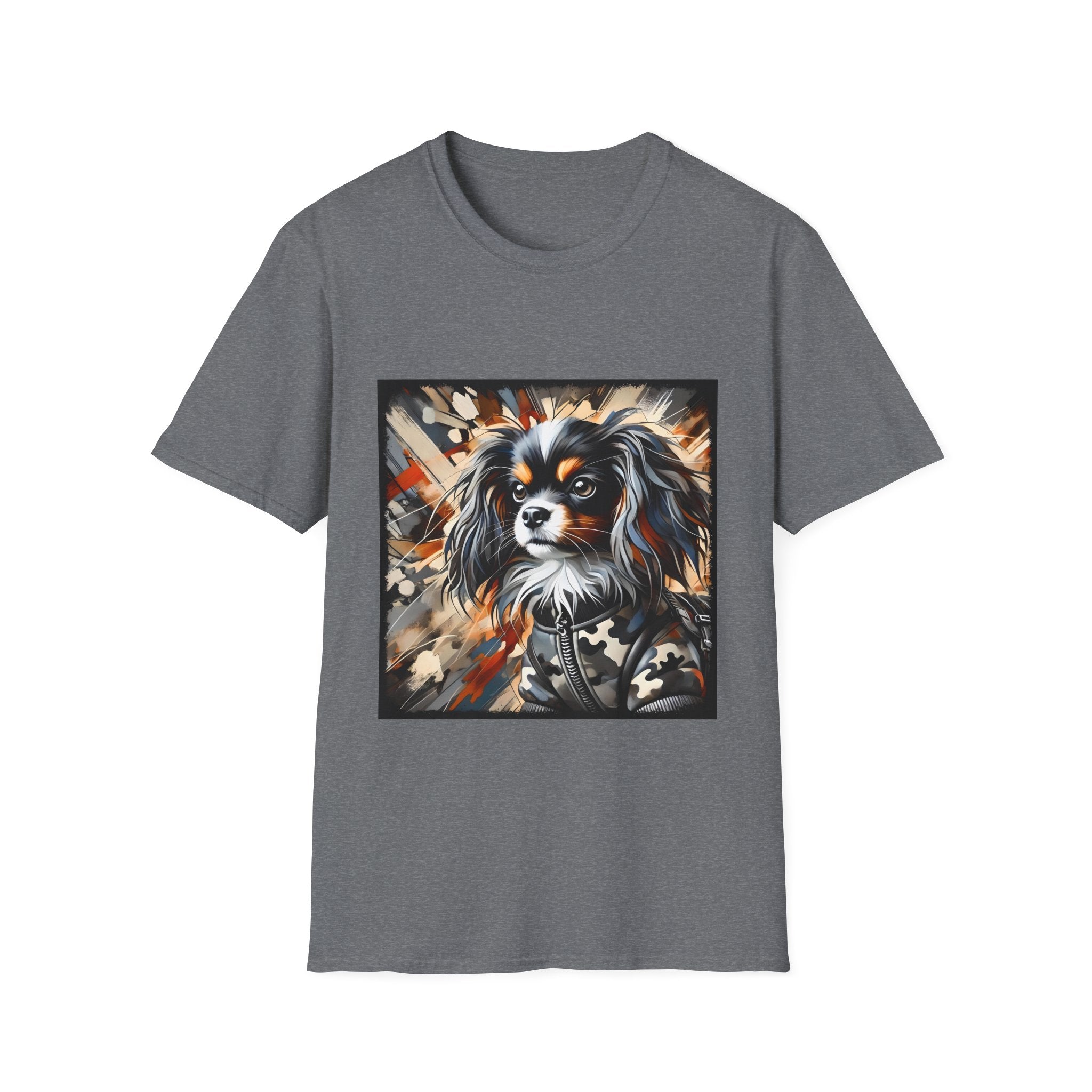 Cavalier King Charles Spaniel Bold Camo Classic | Unisex Dog T-Shirt
