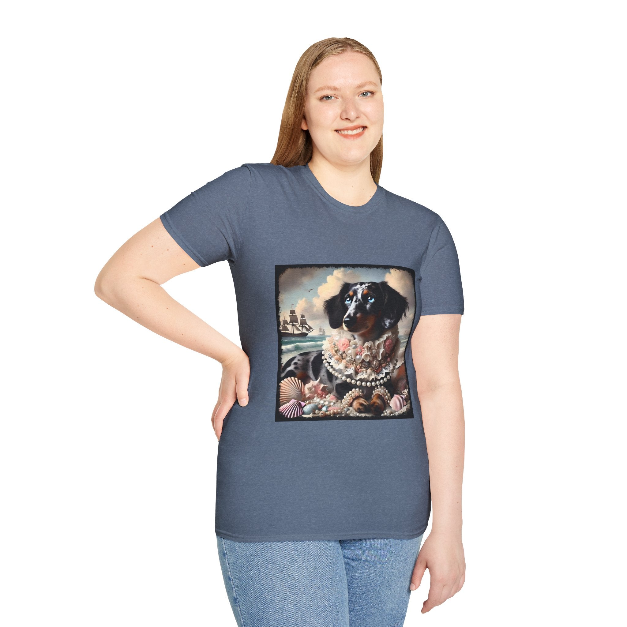 Dachshund Beach Beauty | Unisex Dog T-Shirt