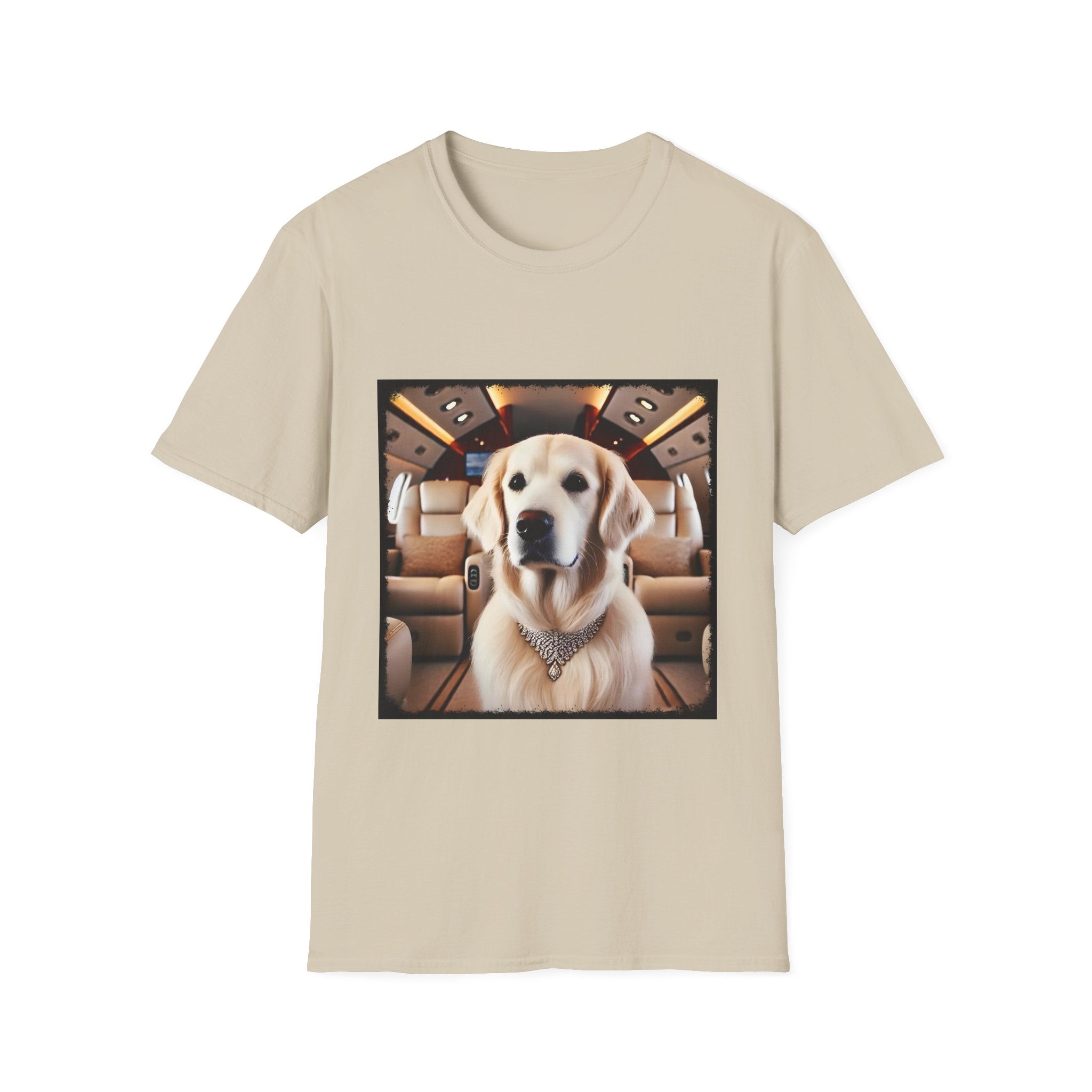 Golden Retriever Jet Setter | Unisex Dog T-Shirt