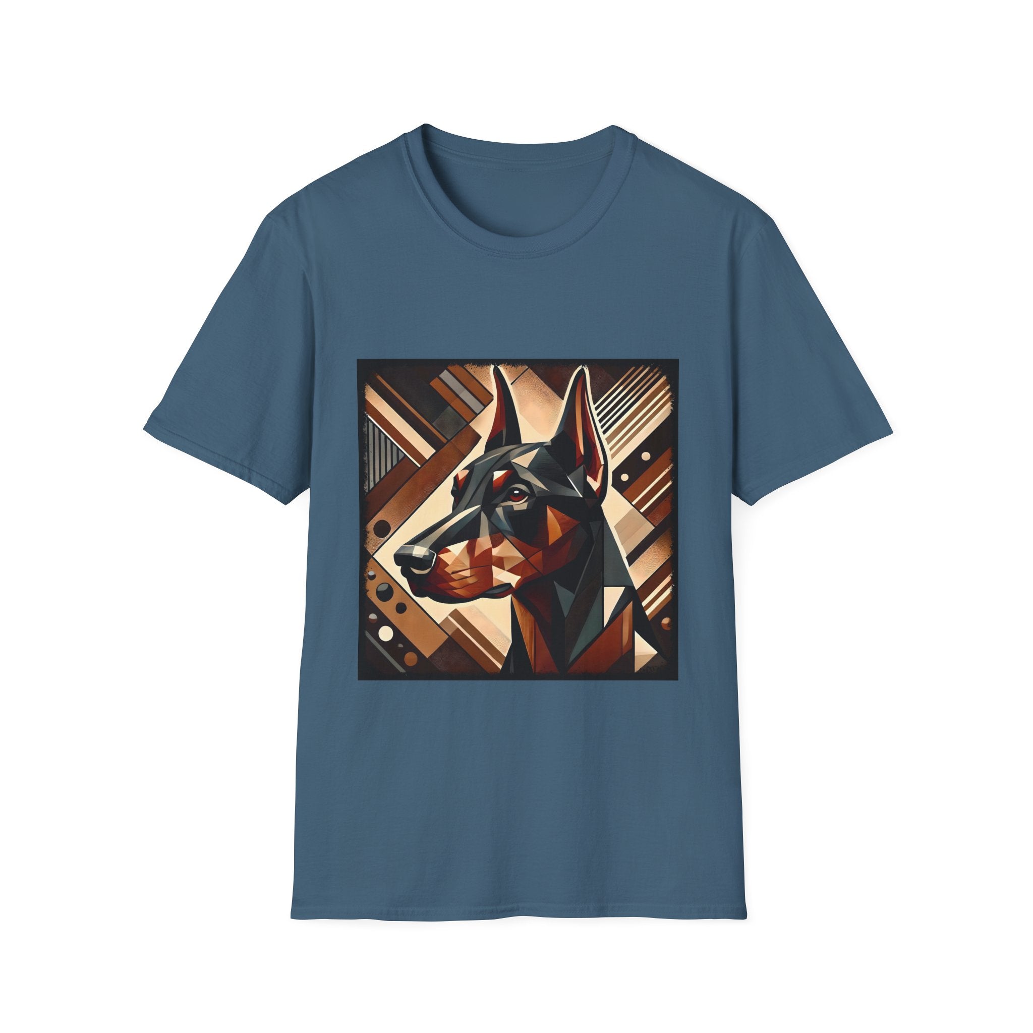 Doberman Pinscher Bold Geometric | Unisex Dog T-Shirt